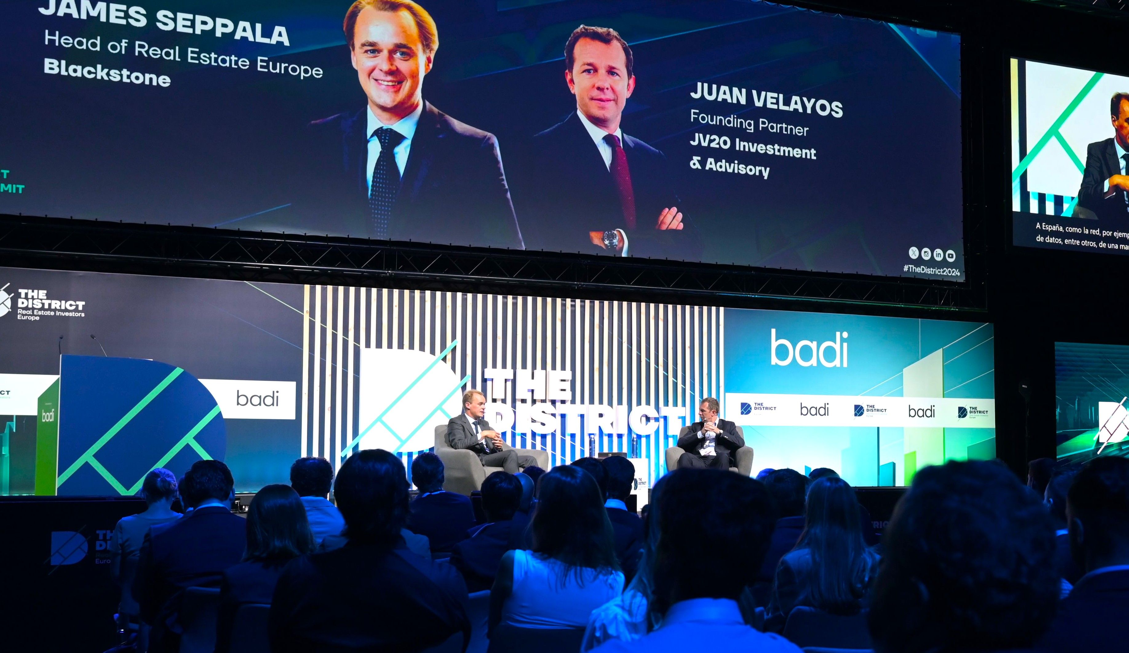 James Seppala, responsable de Real Estate de Blackstone a Europa, durant l'última edició de The District James Seppala, responsable de Real Estate de Blackstone a Europa, durant l'última edició de The District