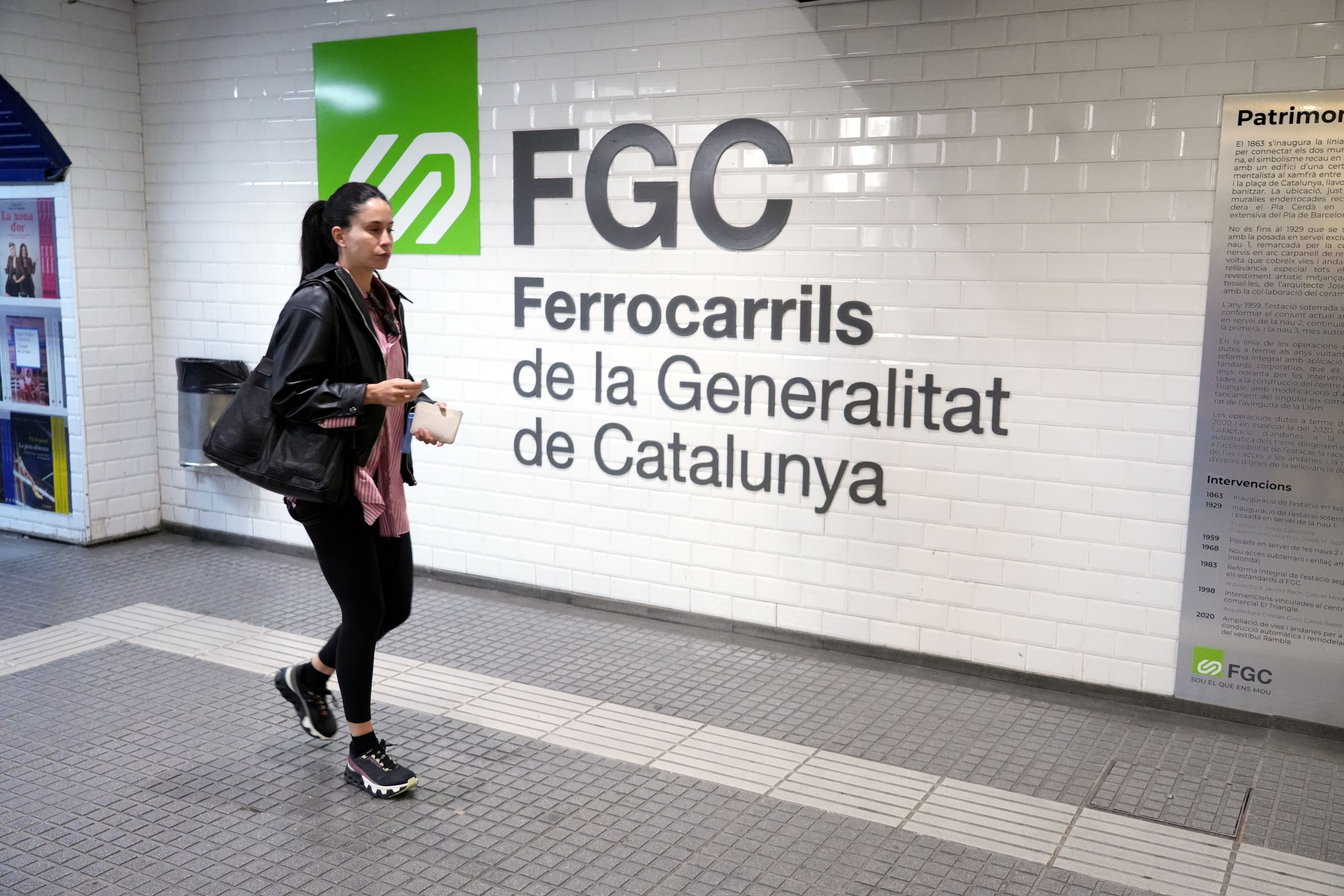 Estació d'FGC a la plaça de Catalunya de Barcelona | Jordi Bataller / ACN Estació d'FGC a la plaça de Catalunya de Barcelona | Jordi Bataller / ACN