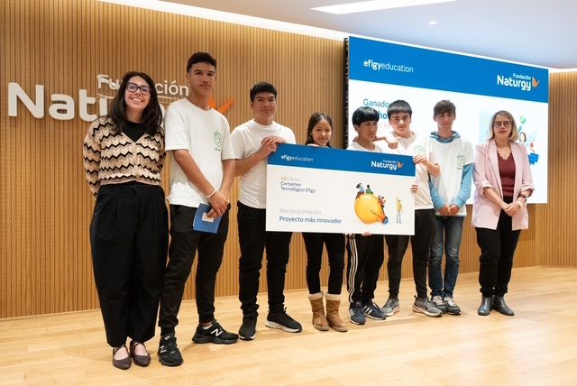 Los ganadores del Certamen Tecnológico Efigy de la Fundación Naturgy | Cedida