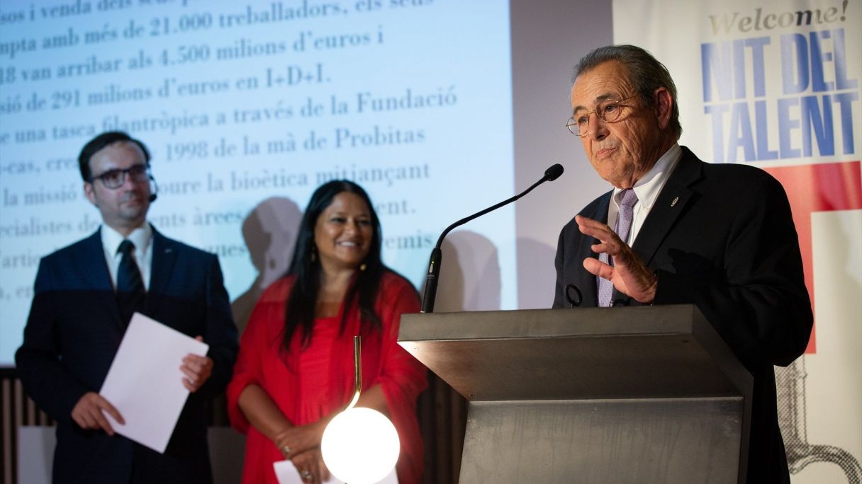 Victor Grífols durant una gala de premis | Europa Press Victor Grífols durant una gala de premis | Europa Press
