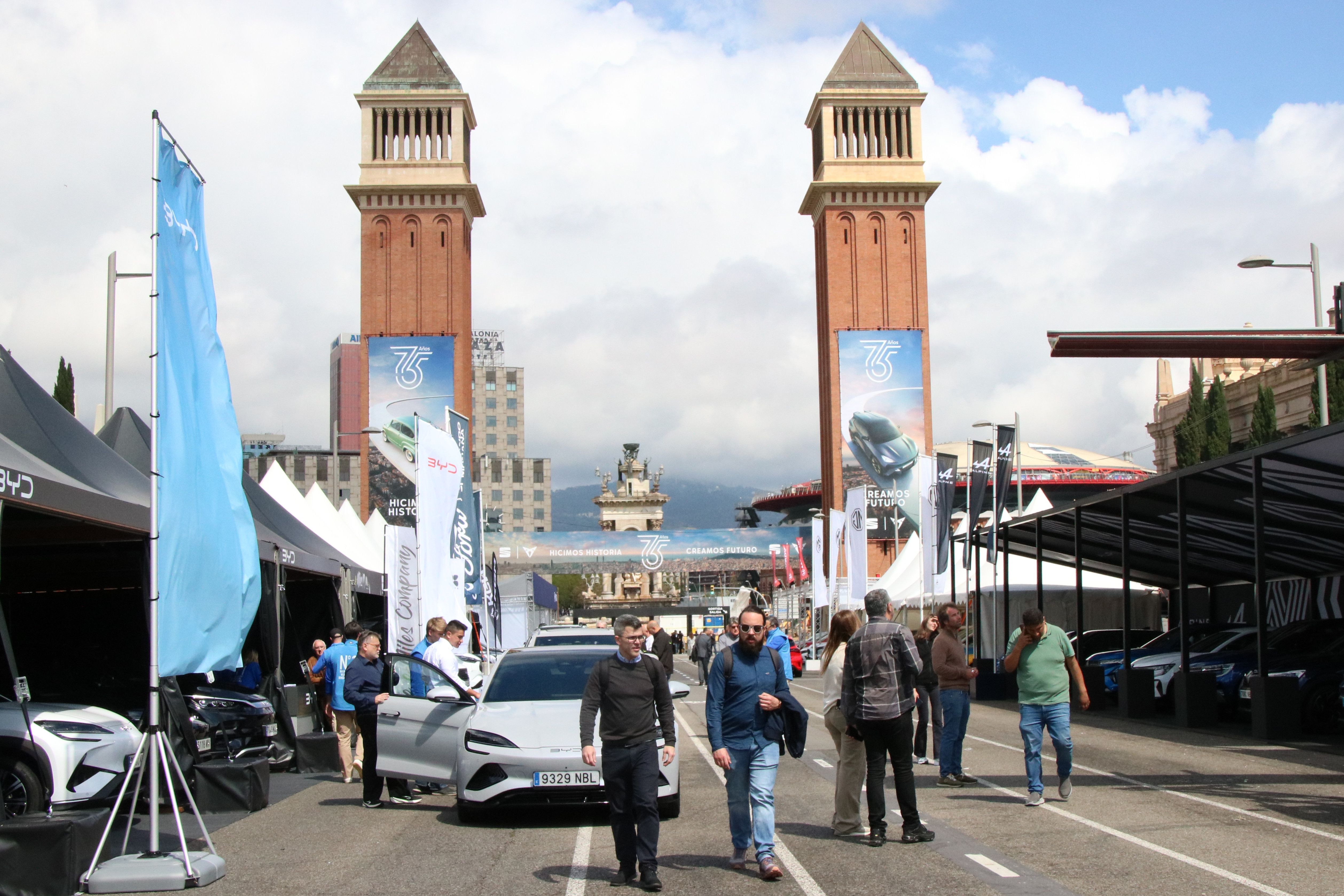 L'espai de l'Automobile de l'avinguda de la Reina Maria Cristina | ACN L'espai de l'Automobile de l'avinguda de la Reina Maria Cristina | ACN