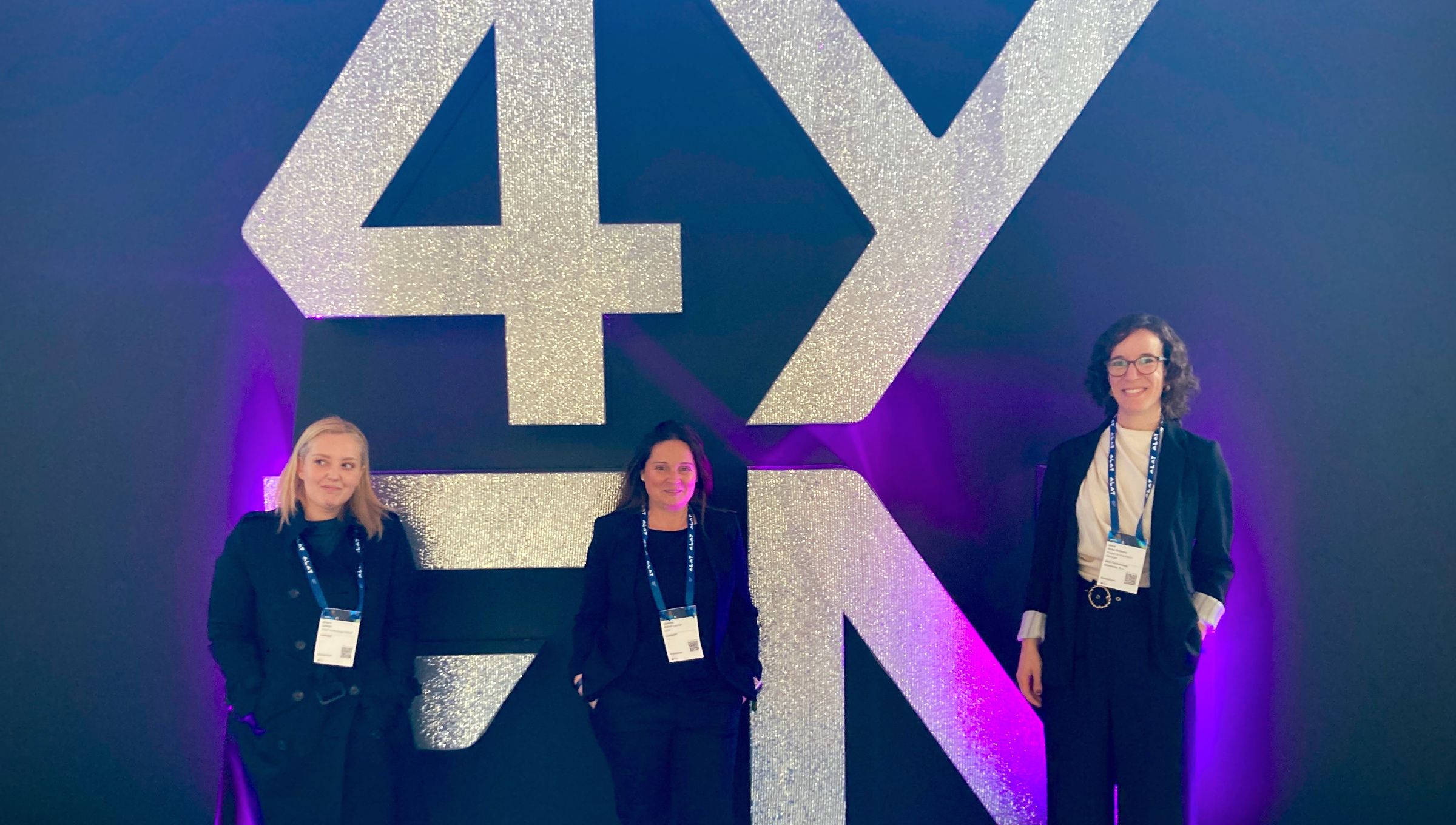 Ariana Calleja, Gemma Galver y Anna Arias, fundadoras de Lainapp, en el 4YFN | Cedida Ariana Calleja, Gemma Galver y Anna Arias, fundadoras de Lainapp, en el 4YFN | Cedida