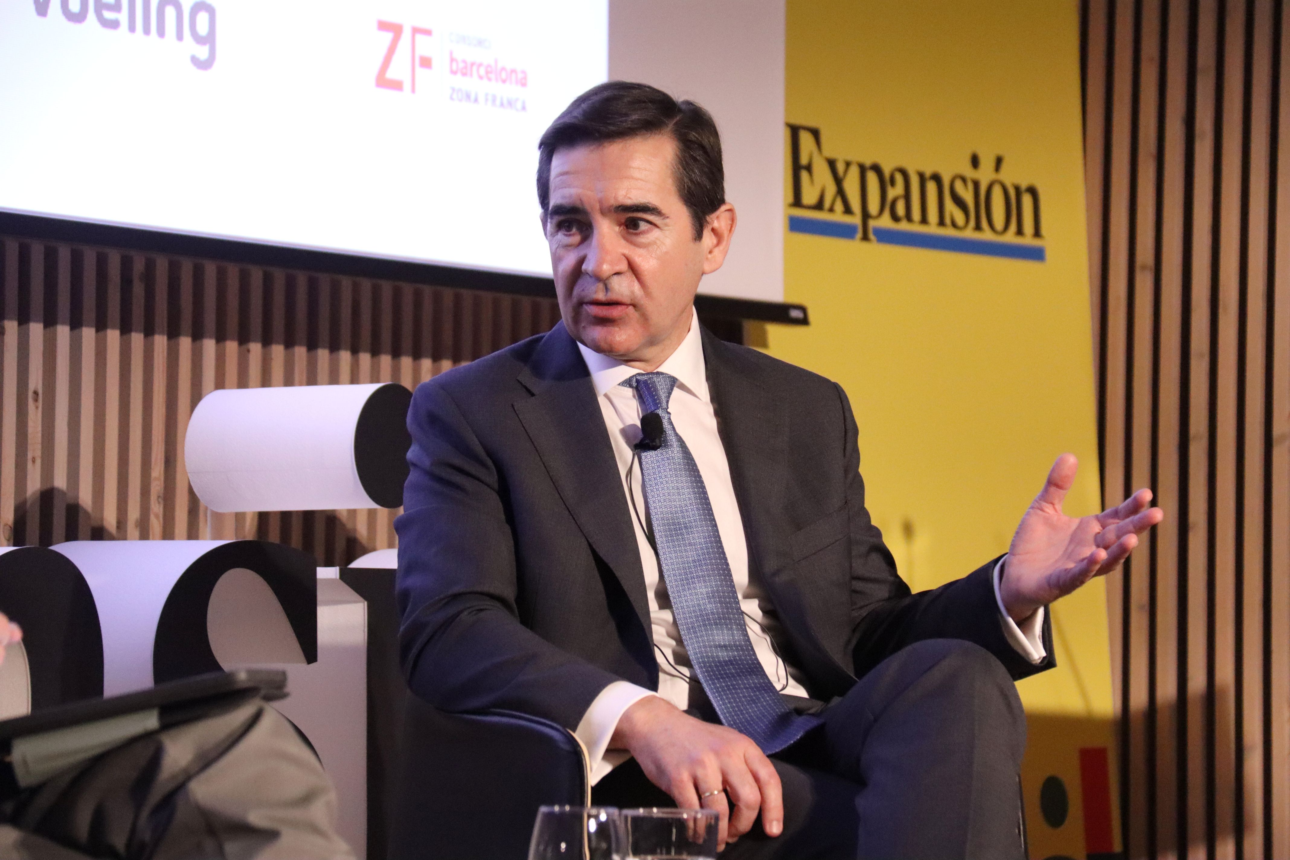 El president del BBVA, Carlos Torres, al 'Gran Encuentro Expansión Catalunya', organitzat al Recinte Modernista de Sant Pau | ACN El president del BBVA, Carlos Torres, al 'Gran Encuentro Expansión Catalunya', organitzat al Recinte Modernista de Sant Pau | ACN