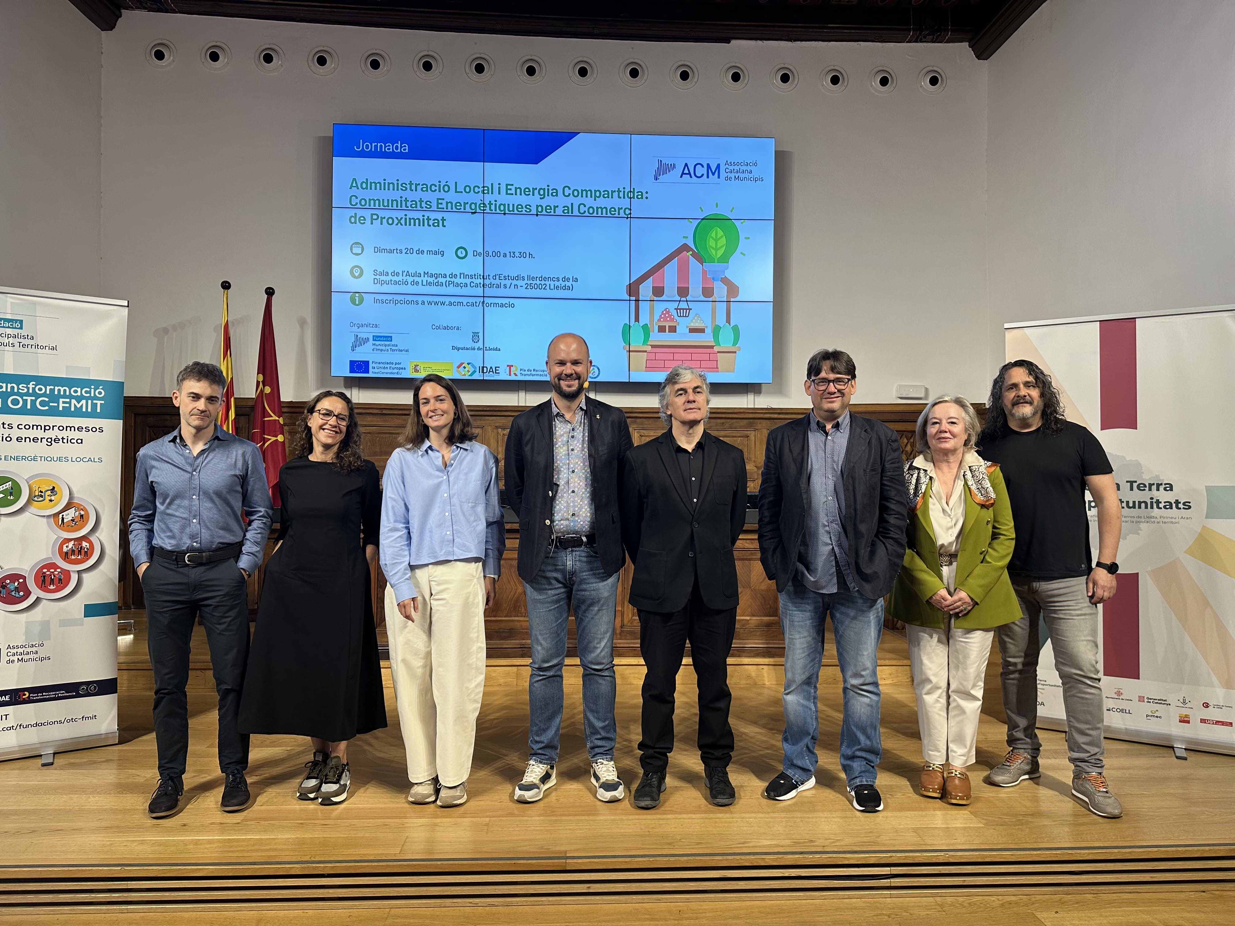 Ponents de la jornada ‘Administració local i energia compartida’ | Cedida Ponents de la jornada ‘Administració local i energia compartida’ | Cedida