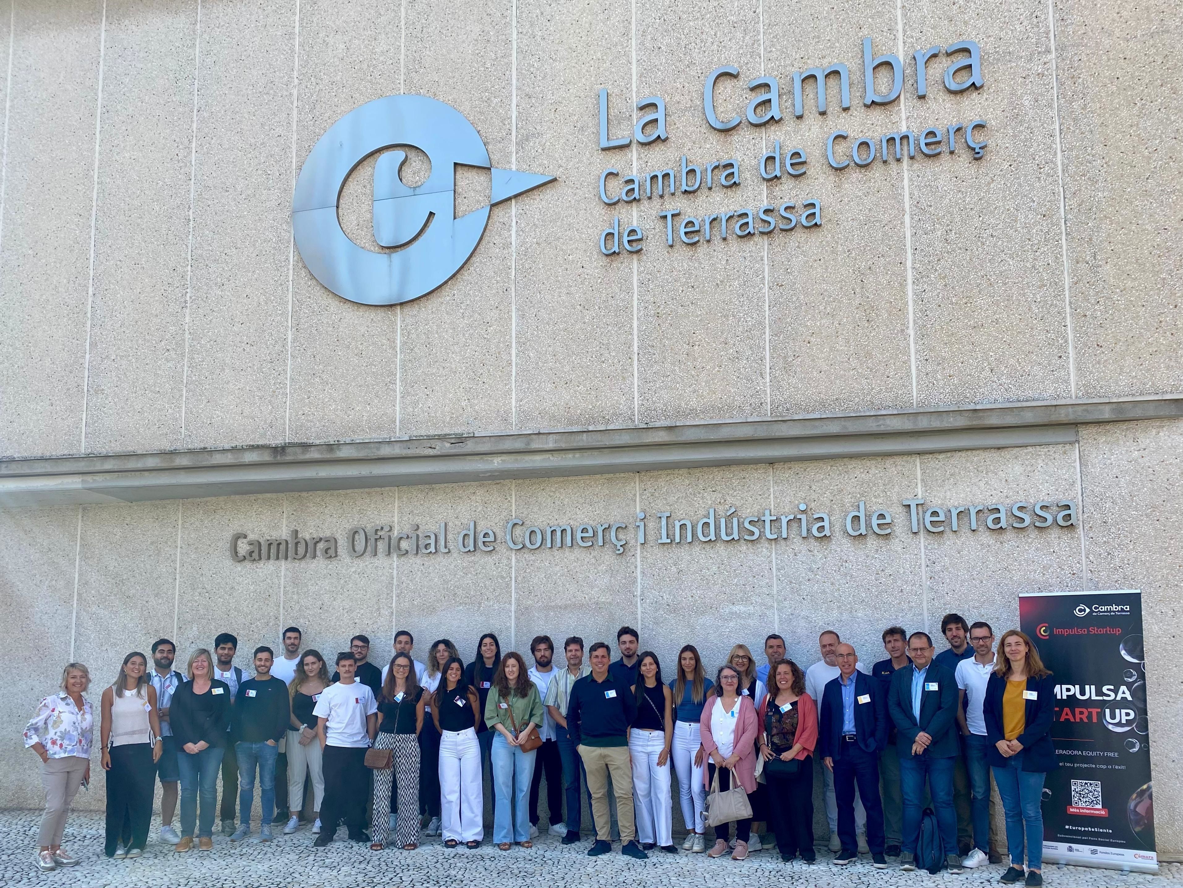 Representants de lEs 15 startups de la demarcació de la cambra de Terrassa (Barcelona) participants en el programa d'acceleració 'Impulsa Startup' Representants de lEs 15 startups de la demarcació de la cambra de Terrassa (Barcelona) participants en el programa d'acceleració 'Impulsa Startup'