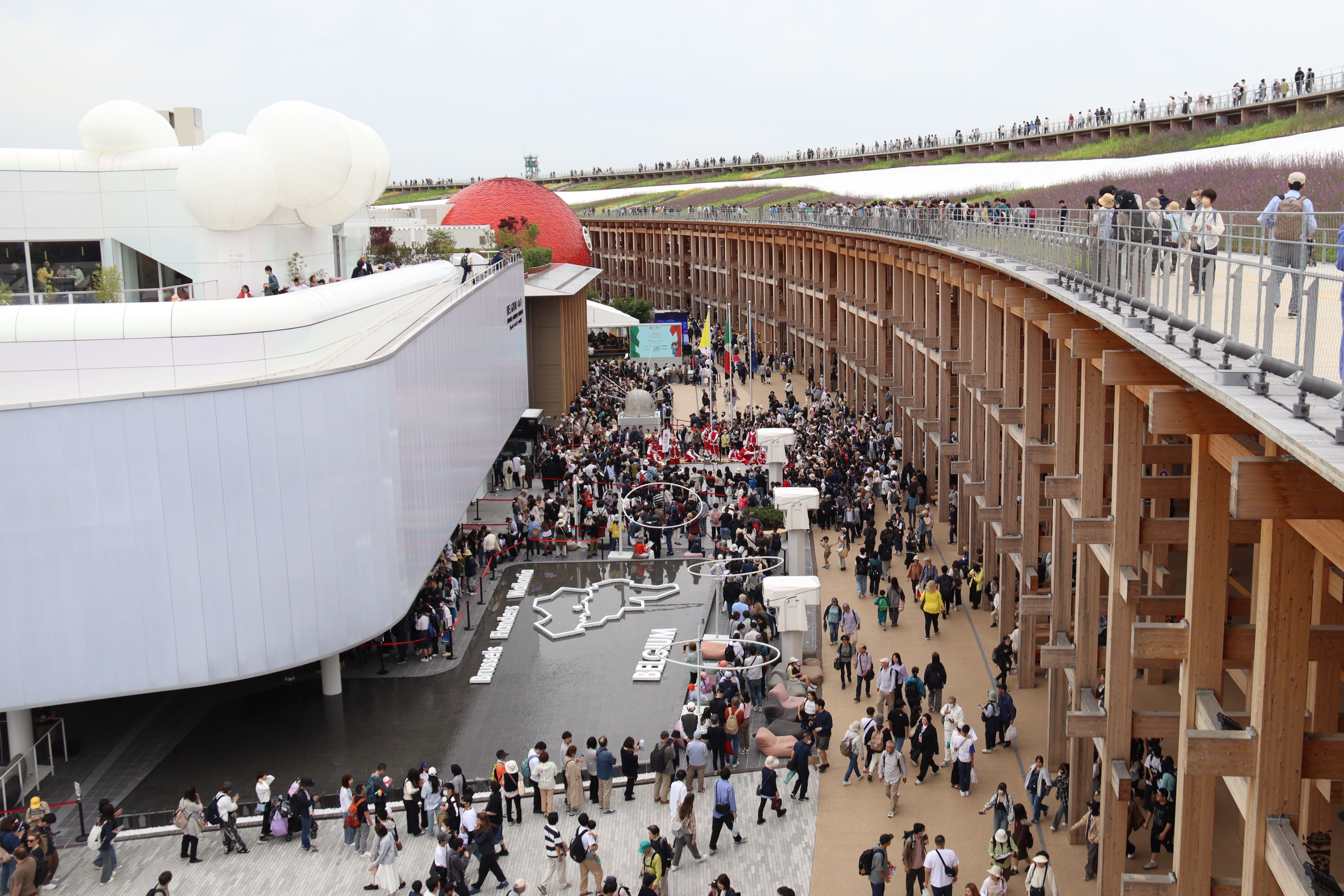 El pabellón de Bélgica en la Exposición Internacional de Osaka | Aina Martí / ACN El pabellón de Bélgica en la Exposición Internacional de Osaka | Aina Martí / ACN