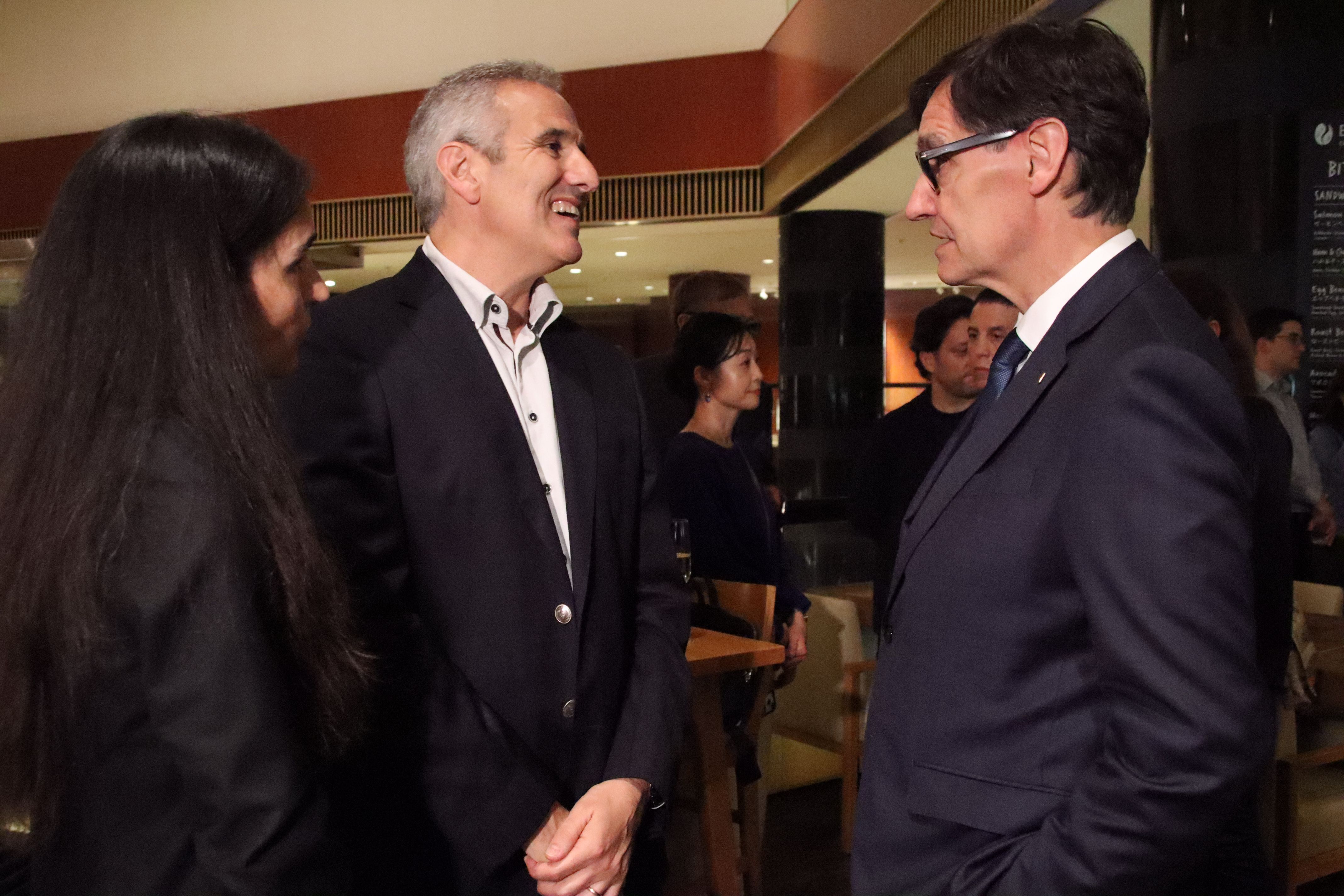 El president Salvador Illa reunido con catalanes en Tokio | Blanca Blay / ACN El president Salvador Illa reunido con catalanes en Tokio | Blanca Blay / ACN