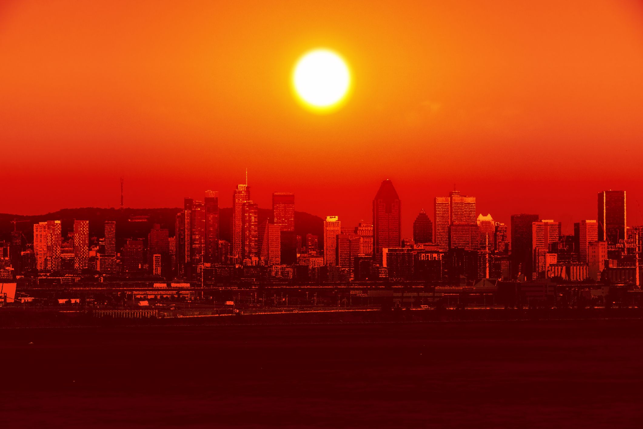 Ciutat colpida per una ona de calor extrema