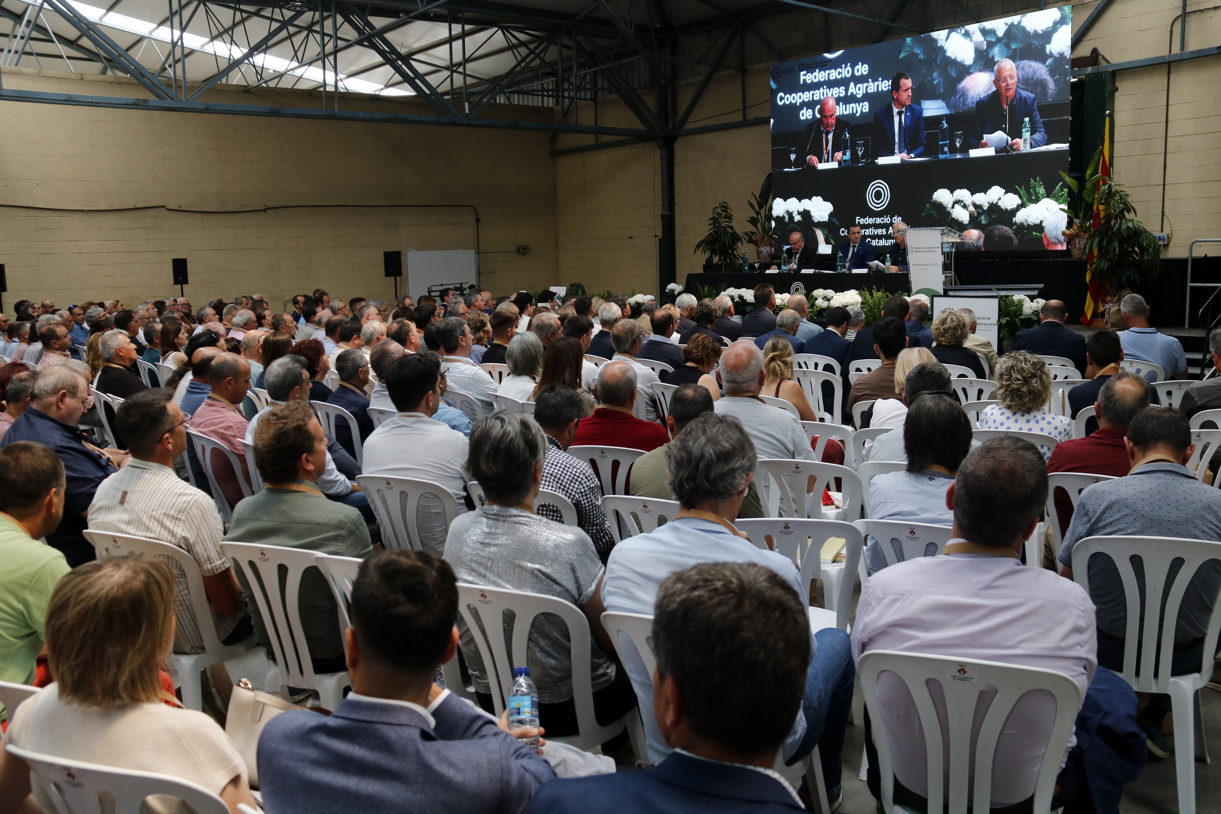 Un moment de la 42a assemblea general de la FCAC celebrada a Arbeca | ACN