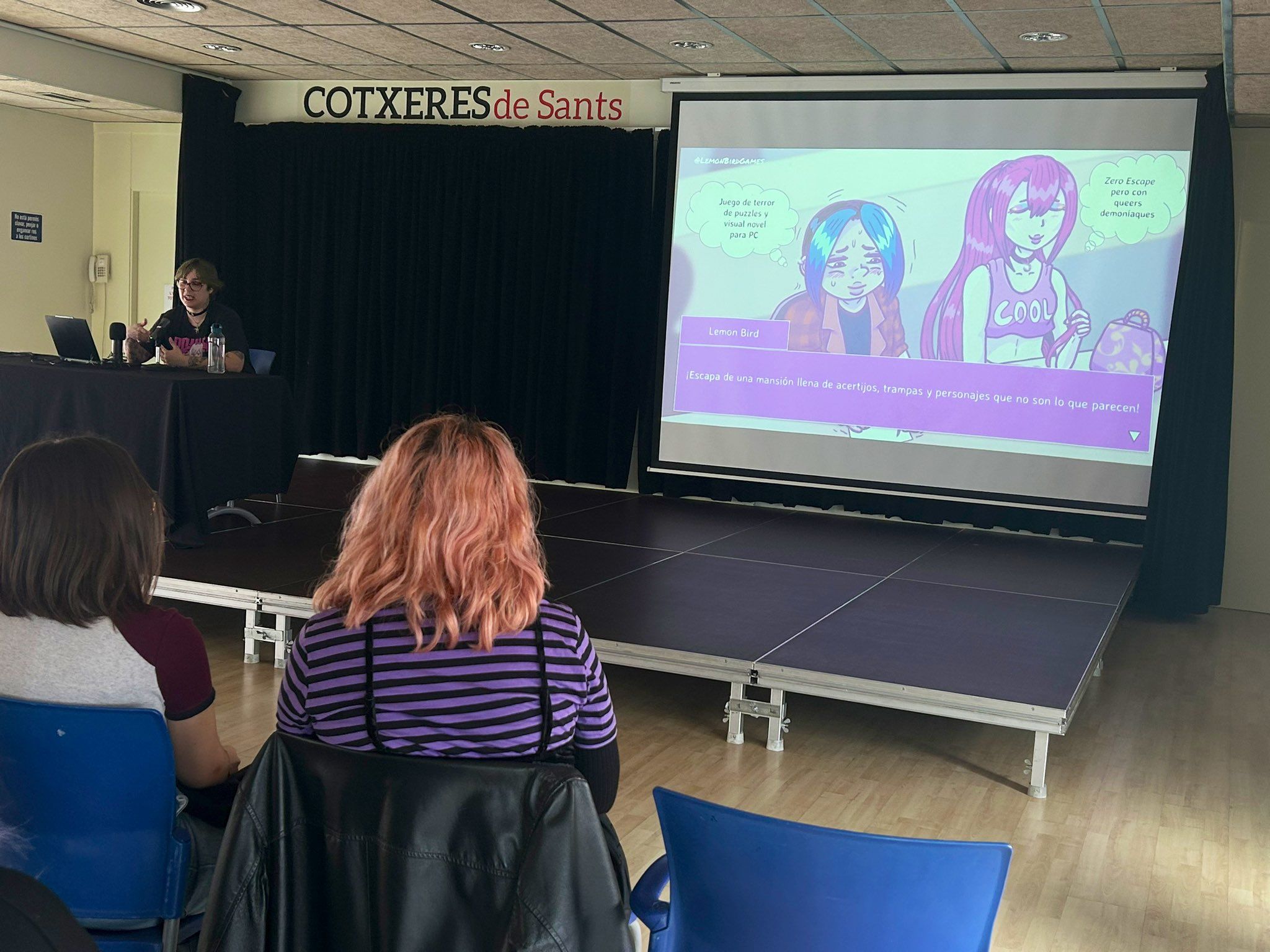 Presentació del videojoc 'Zoe's Games' de l'estudi Lemon Bird al Demo Day de 2024 de PowerUp+ | @_PowerUpPlus (X) Presentació del videojoc 'Zoe's Games' de l'estudi Lemon Bird al Demo Day de 2024 de PowerUp+ | @_PowerUpPlus (X)