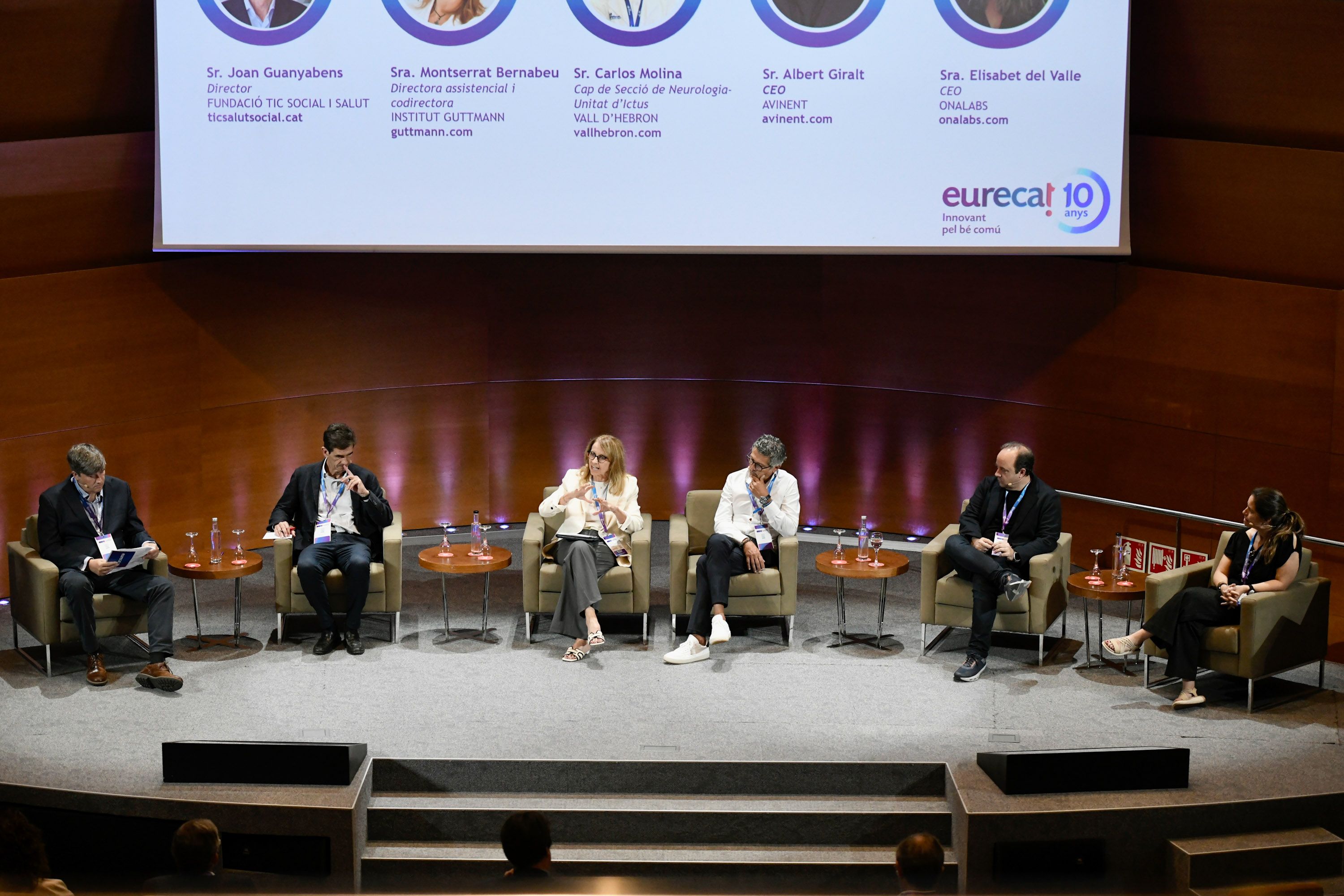 La mesa dedicada a la salud en el Congreso Eurecat | Cedida