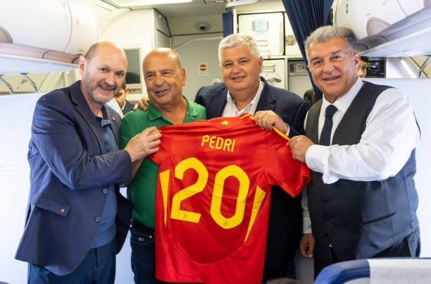 Fotografia de Joan Laporta realitzada diumenge passat, 8 de juny, amb motiu de la final de la Nations League | Cedida