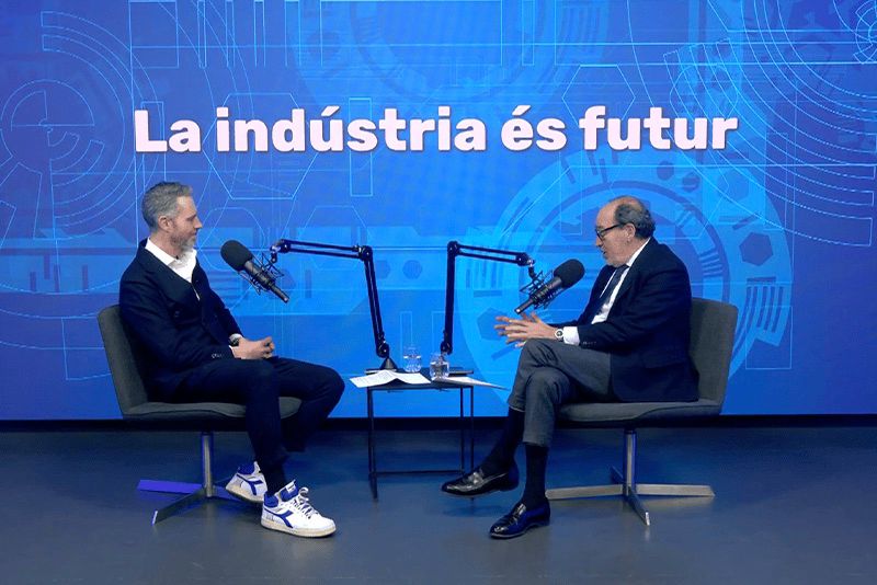 Una de las entrevistas conducidas en el videopodcast 'La indústria és futur' | Fundació per la Indústria Una de las entrevistas conducidas en el videopodcast 'La indústria és futur' | Fundació per la Indústria