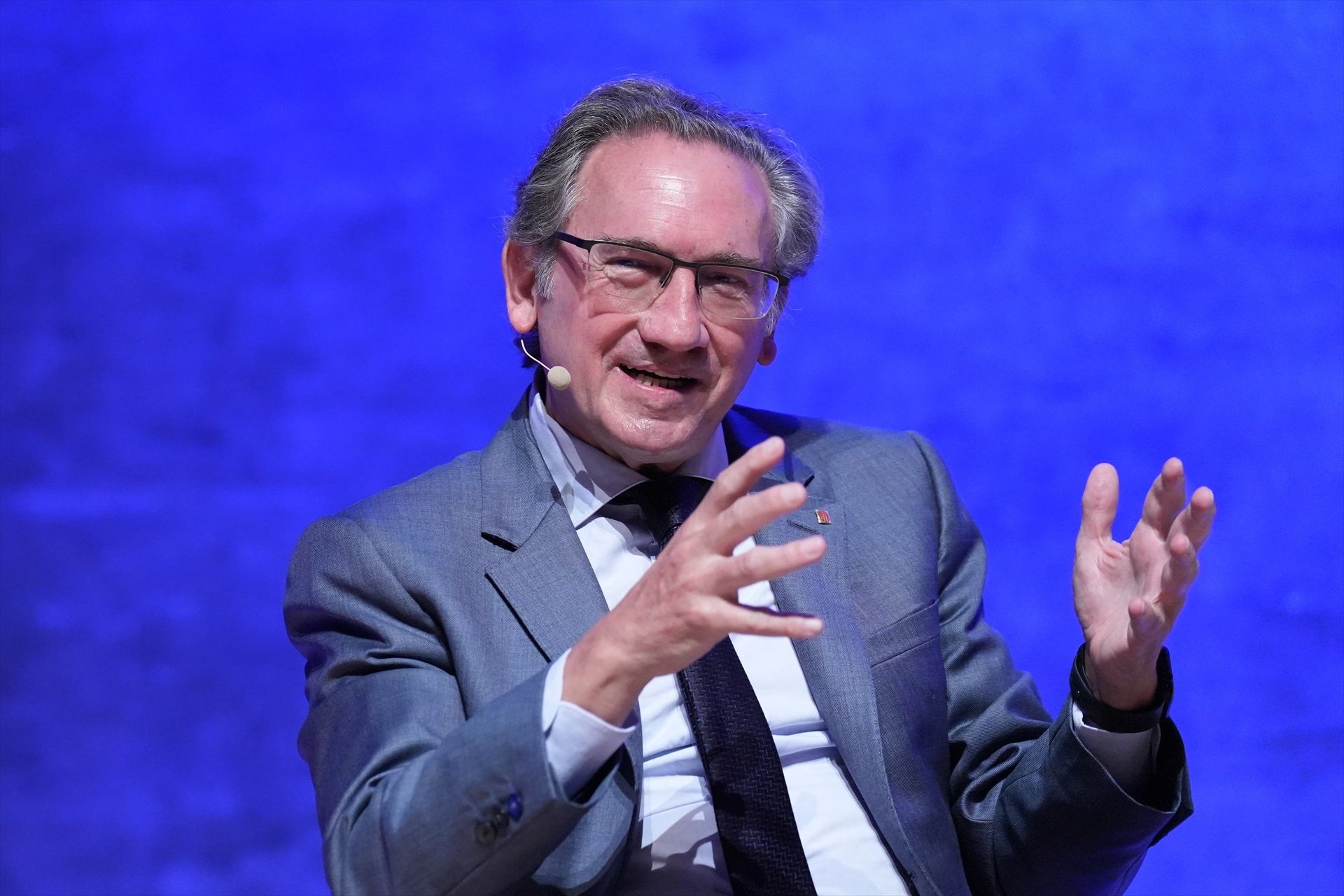 L'exconseller Jaume Giró, durant una intervenció al 4t Congrés d'Economia i Empresa del Col·legi d'Economistes de Catalunya | Europa Press