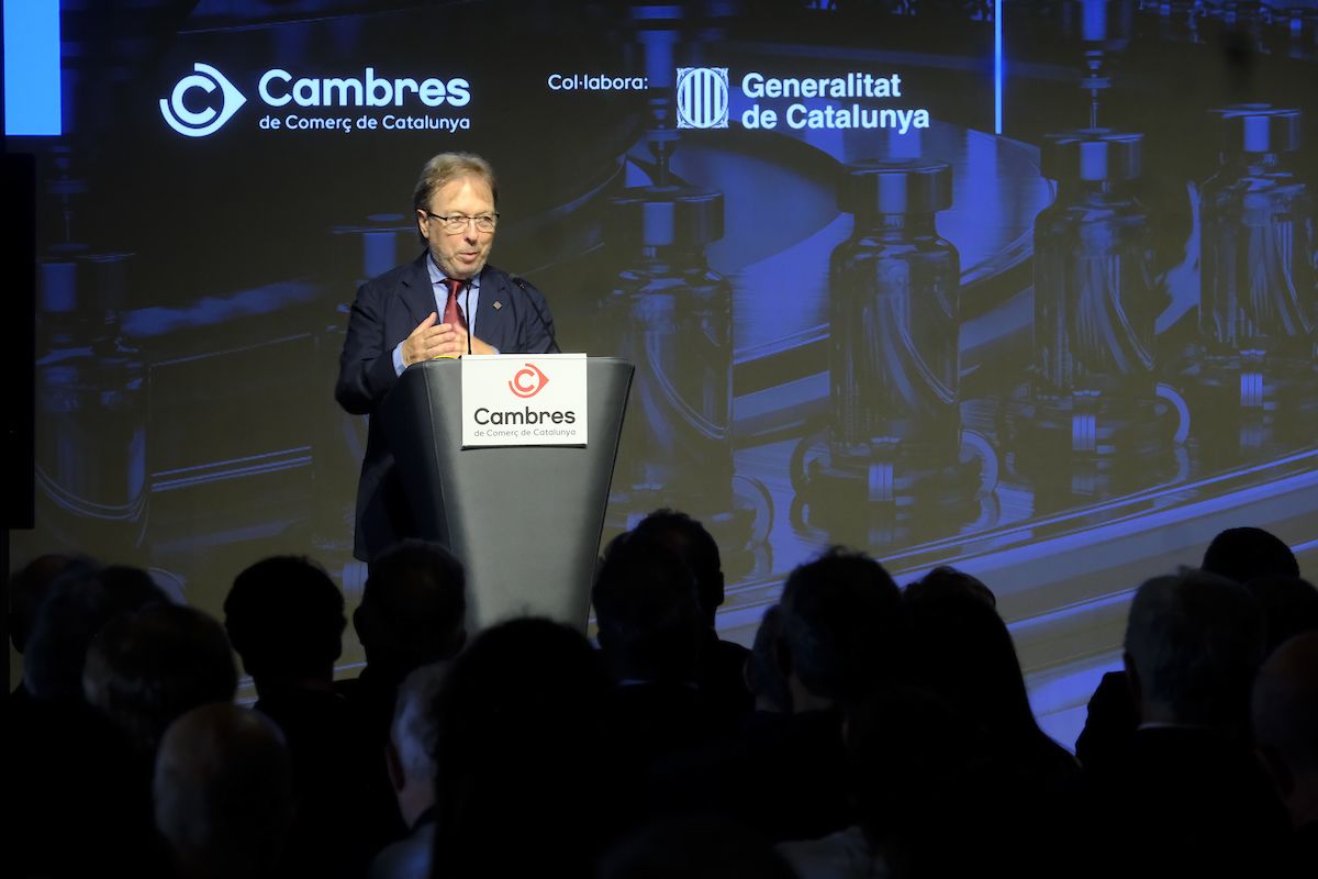 Josep Santacreu, durant l'acte de presentació de la Memòria Econòmica | Cedida Josep Santacreu, durant l'acte de presentació de la Memòria Econòmica | Cedida