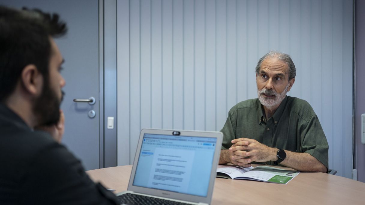Alejandro Sánchez, durant la conversa amb VIA Empresa | Mireia Comas Alejandro Sánchez, durant la conversa amb VIA Empresa | Mireia Comas