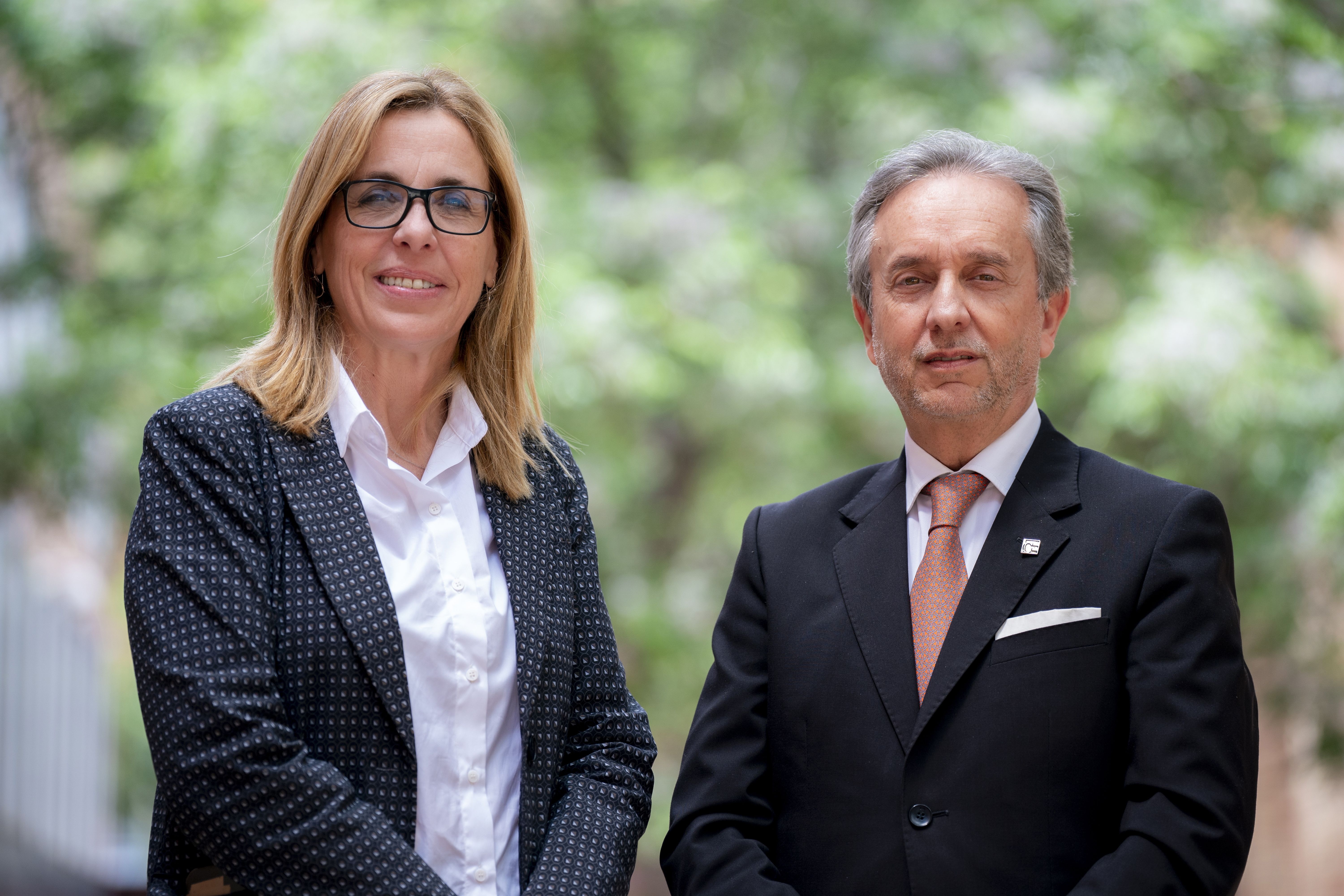 Àngels Fitó i Carlos Puig de Travy han renovat el seu mandat al CEC | Cedida Àngels Fitó i Carlos Puig de Travy han renovat el seu mandat al CEC | Cedida