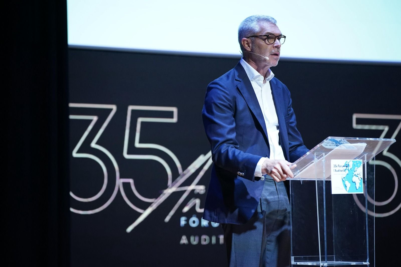 Joan Vall, president del CCJCC, al 35è Fòrum de l’Auditoria a Sitges | Cedida