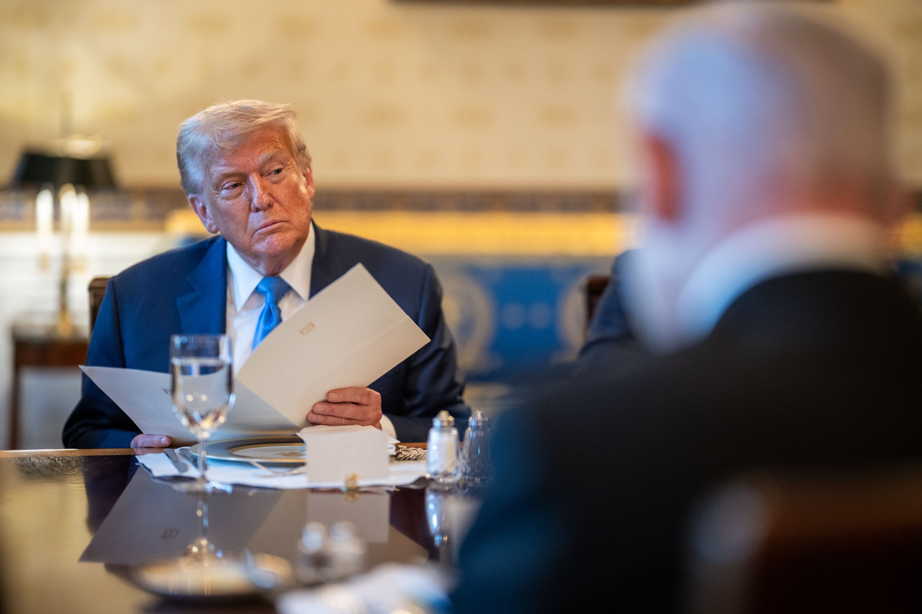Donald Trump en una reunió a Washington | Europa Press