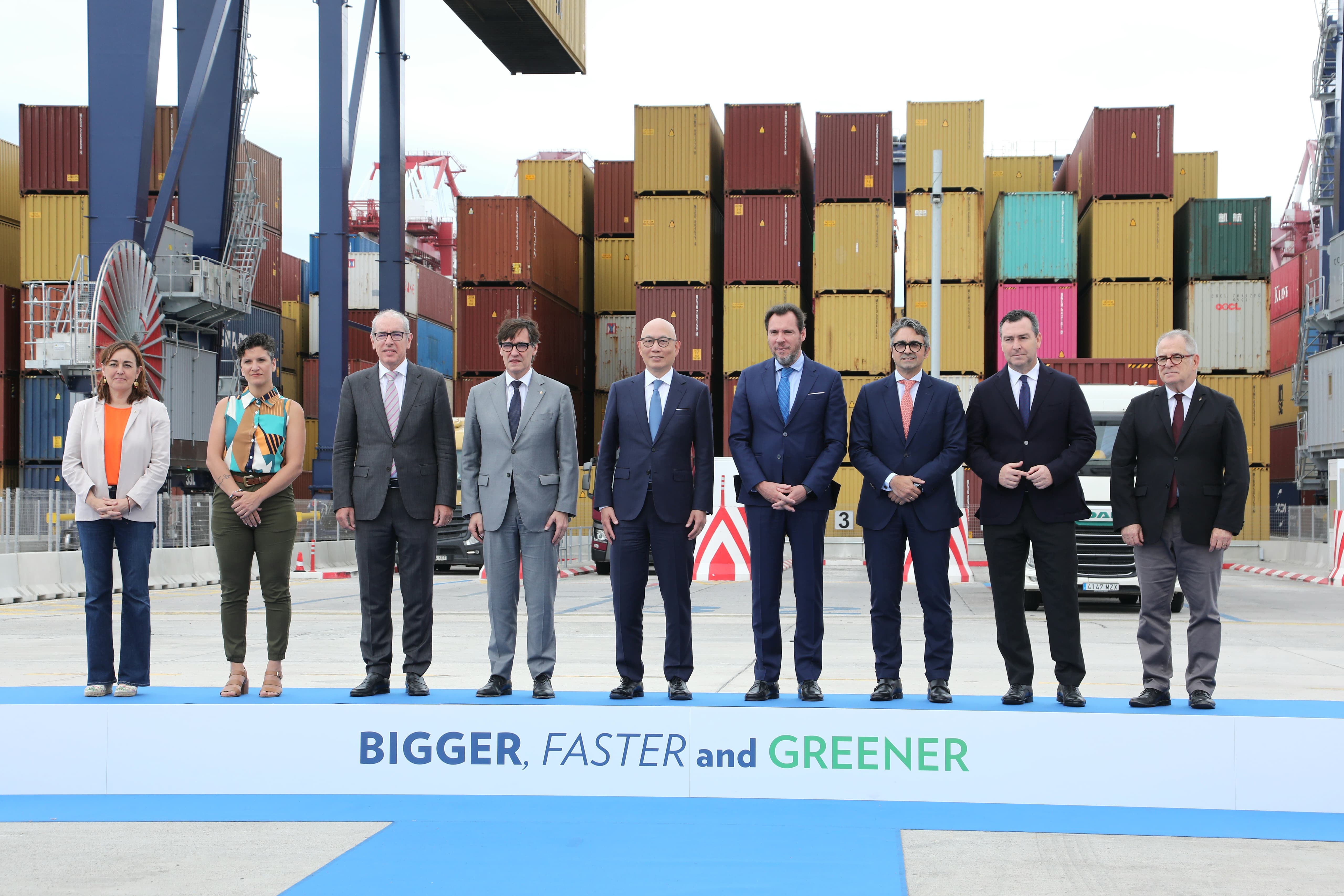 Inauguració de l’ampliació de la terminal de contenidors Hutchison Ports BEST | Cedida