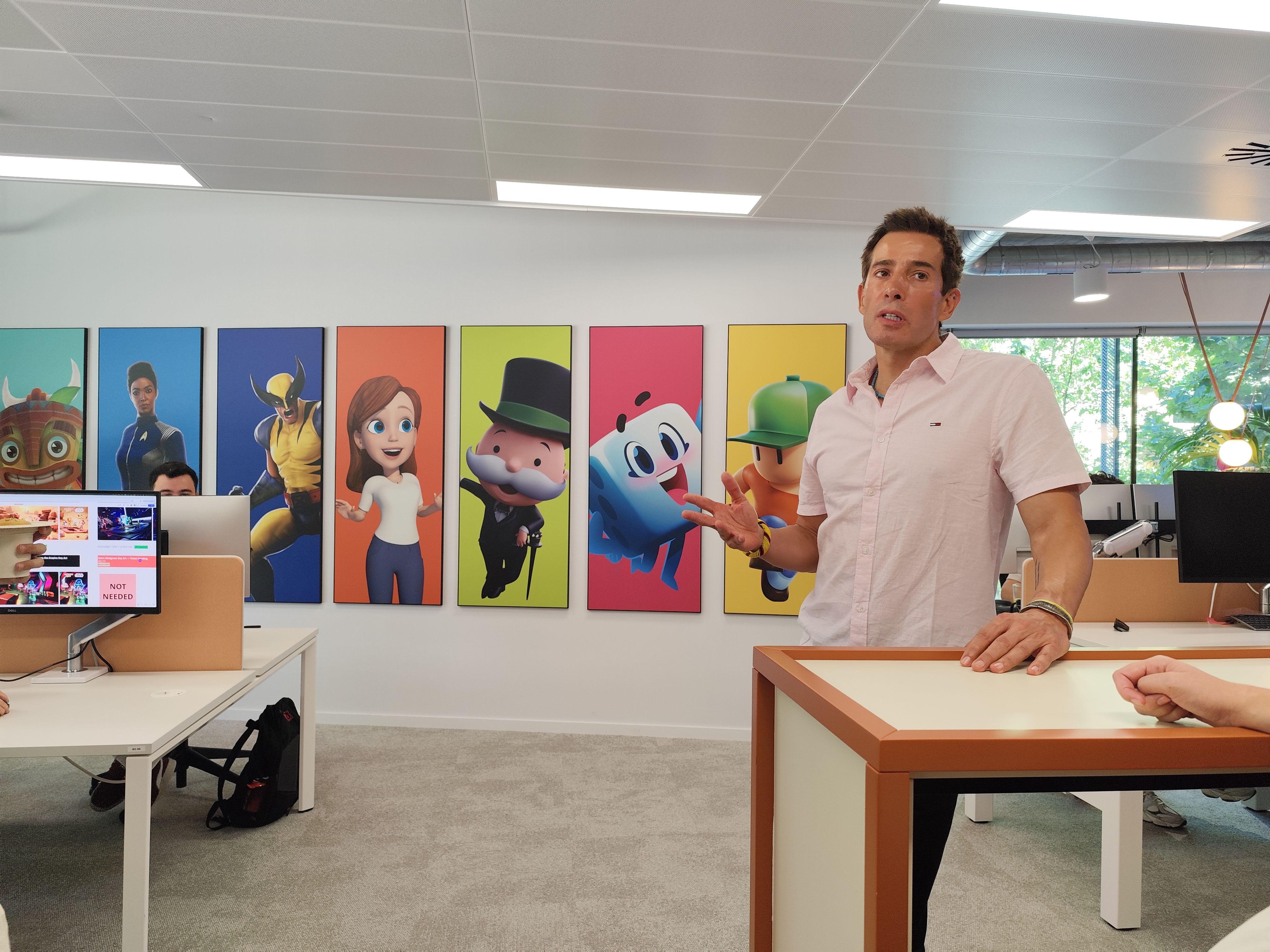 El coCEO de Scopely, Javier Ferreira, durant la presentació de les noves oficines de Scopely a Barcelona | Marc Vilajosana El coCEO de Scopely, Javier Ferreira, durant la presentació de les noves oficines de Scopely a Barcelona | Marc Vilajosana