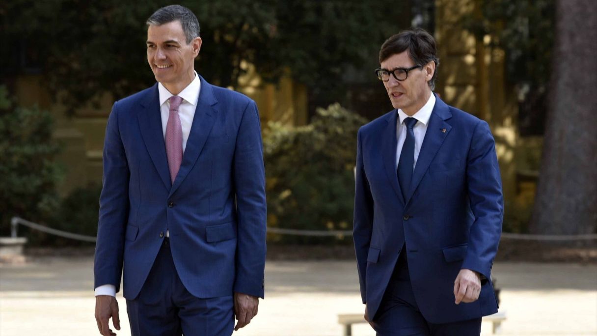 El president del govern espanyol, Pedro Sánchez, amb el president de la Generalitat, Salvador Illa | Europa Press El president del govern espanyol, Pedro Sánchez, amb el president de la Generalitat, Salvador Illa | Europa Press