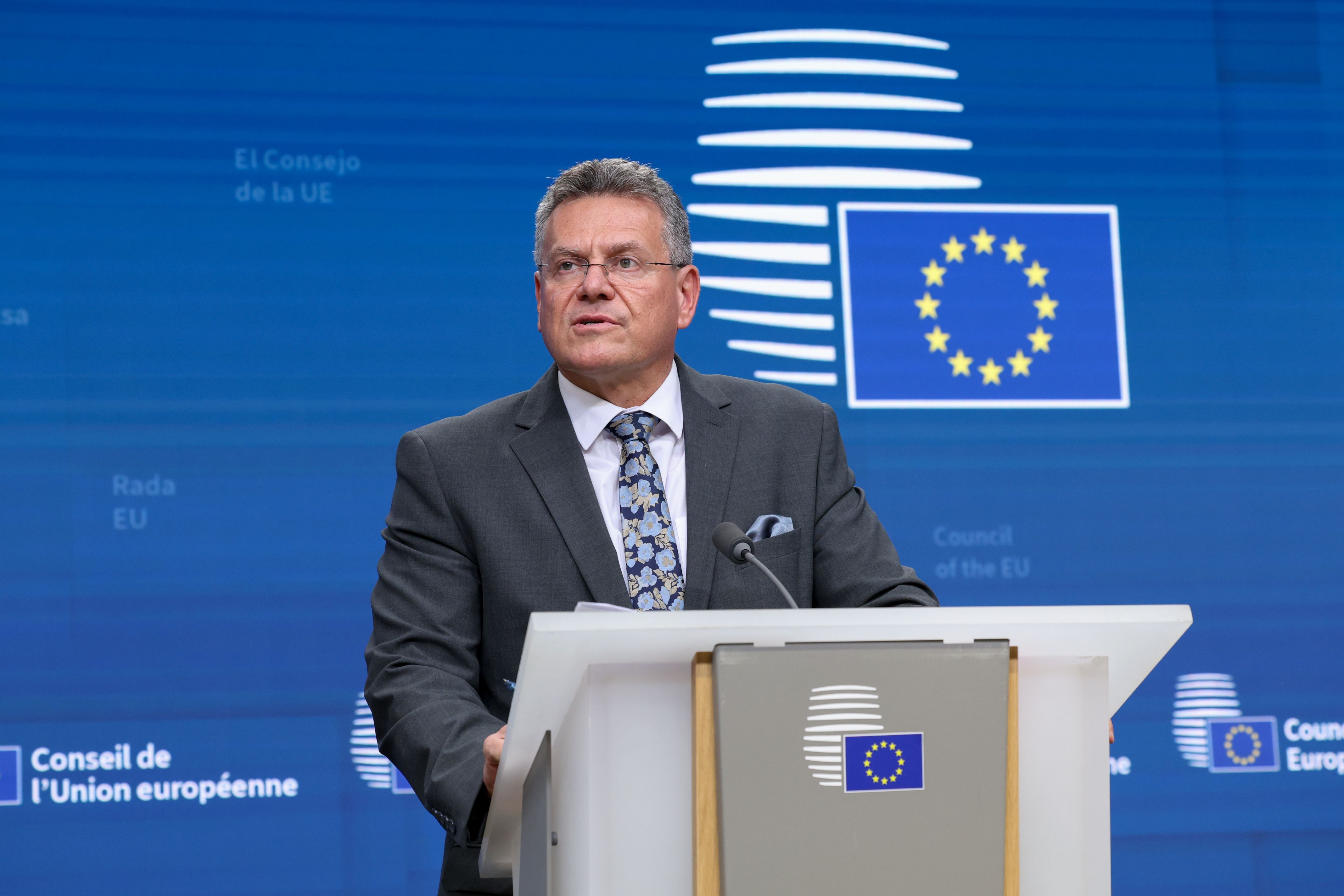 El comissari de comerç, Maros Sefcovic | ACN El comissari de comerç, Maros Sefcovic | ACN