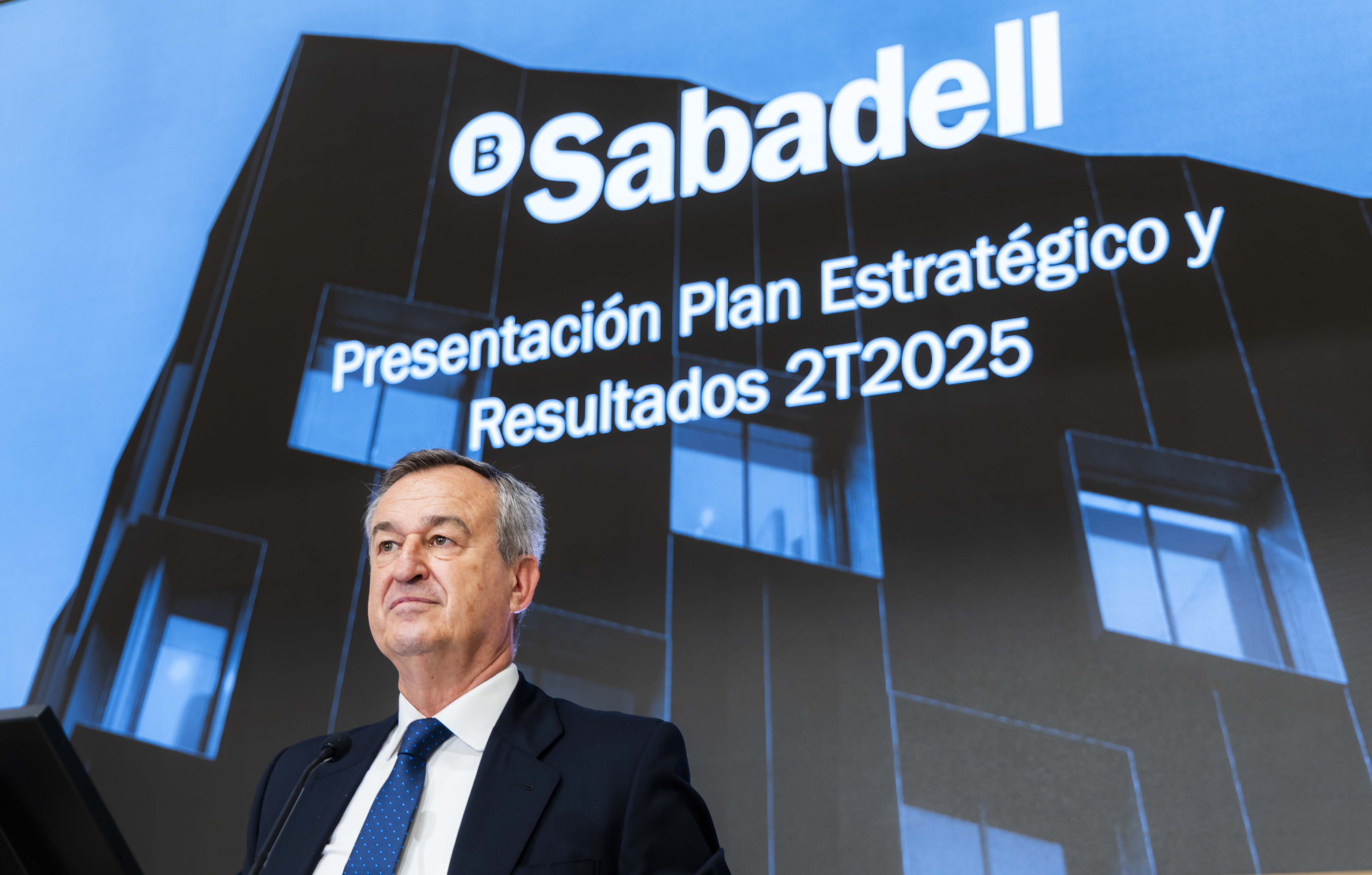 El Banc Sabadell ha presentat uns resultats "històrics" i un nou pla estratègic a la seu de Sant Cugat | Cedida
