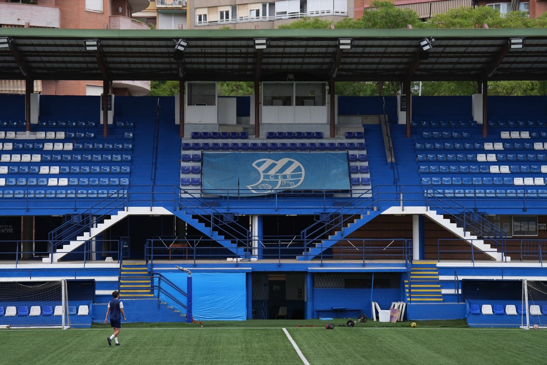 Interior del Nou Sardenya, l'estadi del CE Europa | Europa Press Interior del Nou Sardenya, l'estadi del CE Europa | Europa Press