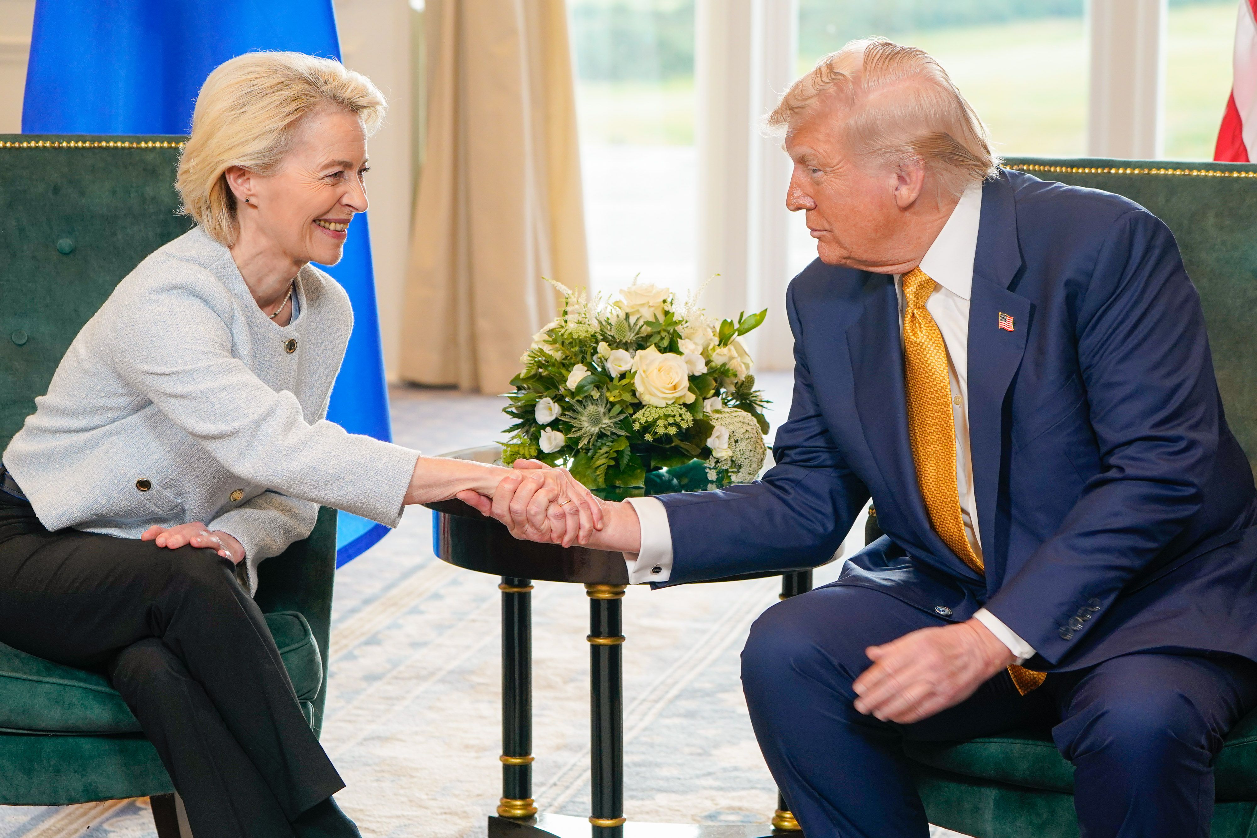 El president dels Estats Units, Donald Trump, i la presidenta de la Comissió Europea, Ursula von der Leyen | ACN El president dels Estats Units, Donald Trump, i la presidenta de la Comissió Europea, Ursula von der Leyen | ACN