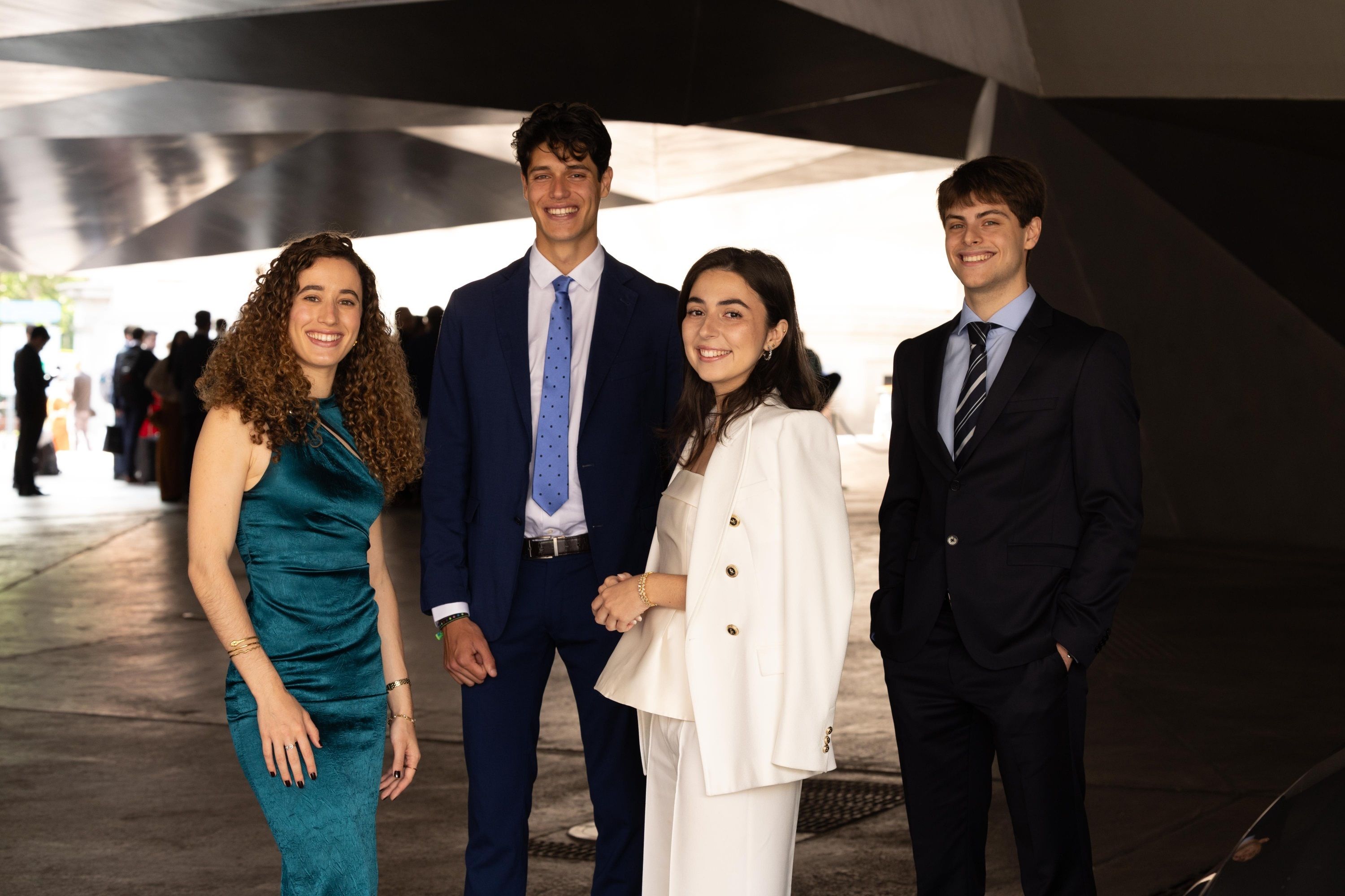  Júlia Laguna, Albert Gimó, Belén Luengo i Gonzalo Plaza són quatre dels cent estudiants becats per la Fundació "la Caixa" | Cedida