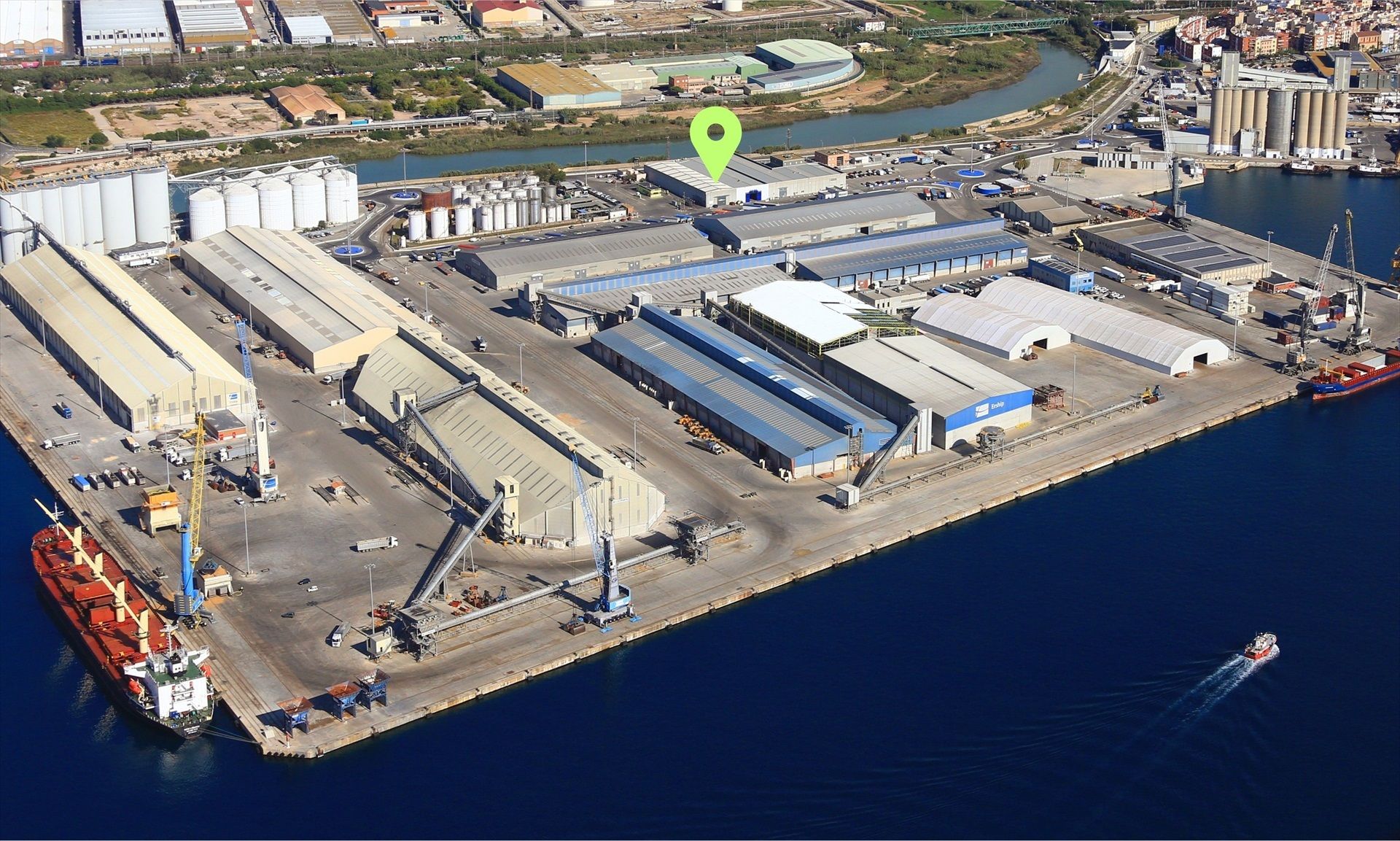 Ubicació de la nova planta fotovoltaica | Port de Tarragona