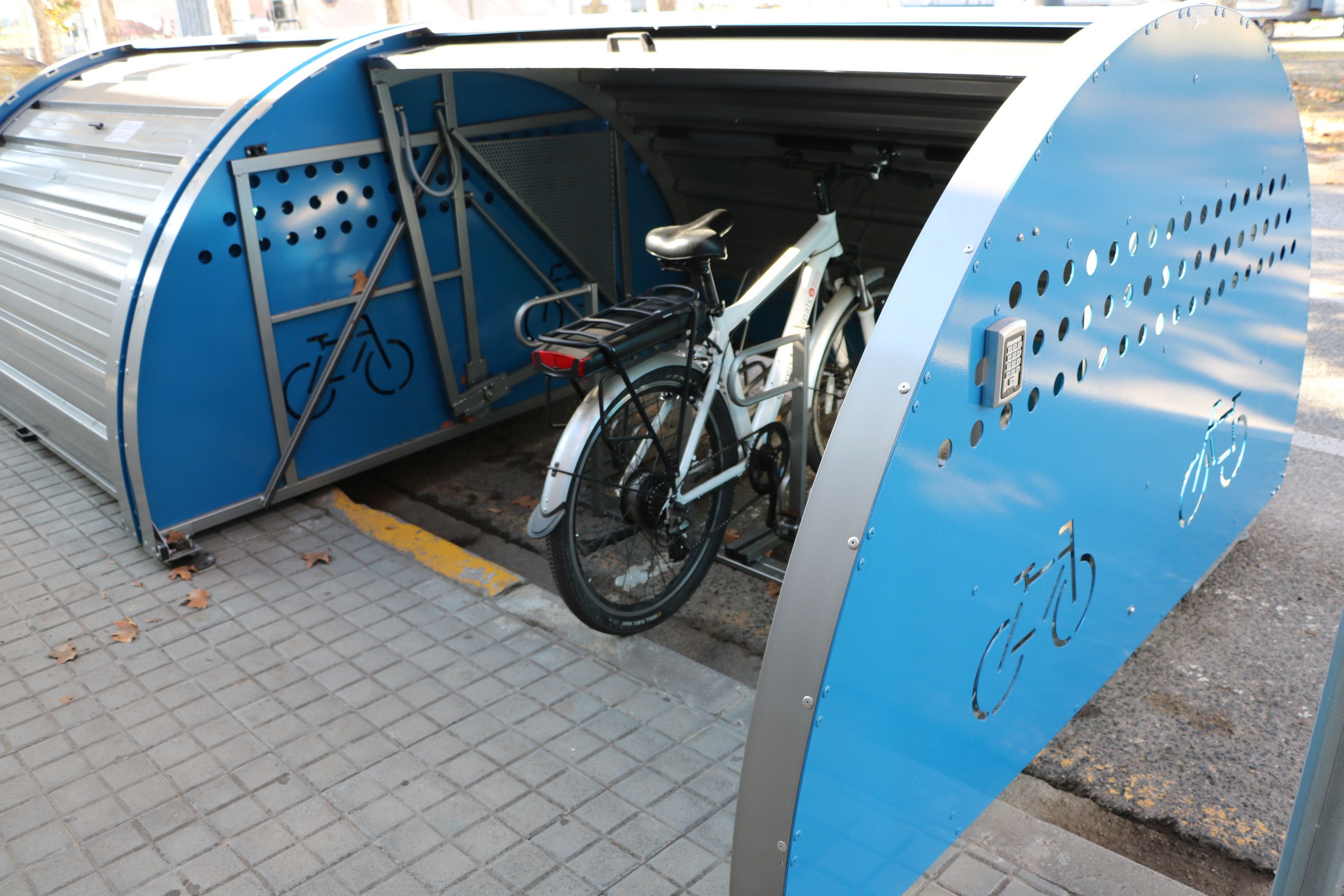 Bicitancat instal·lat a La Llagosta en el marc del projecte | ACN Bicitancat instal·lat a La Llagosta en el marc del projecte | ACN
