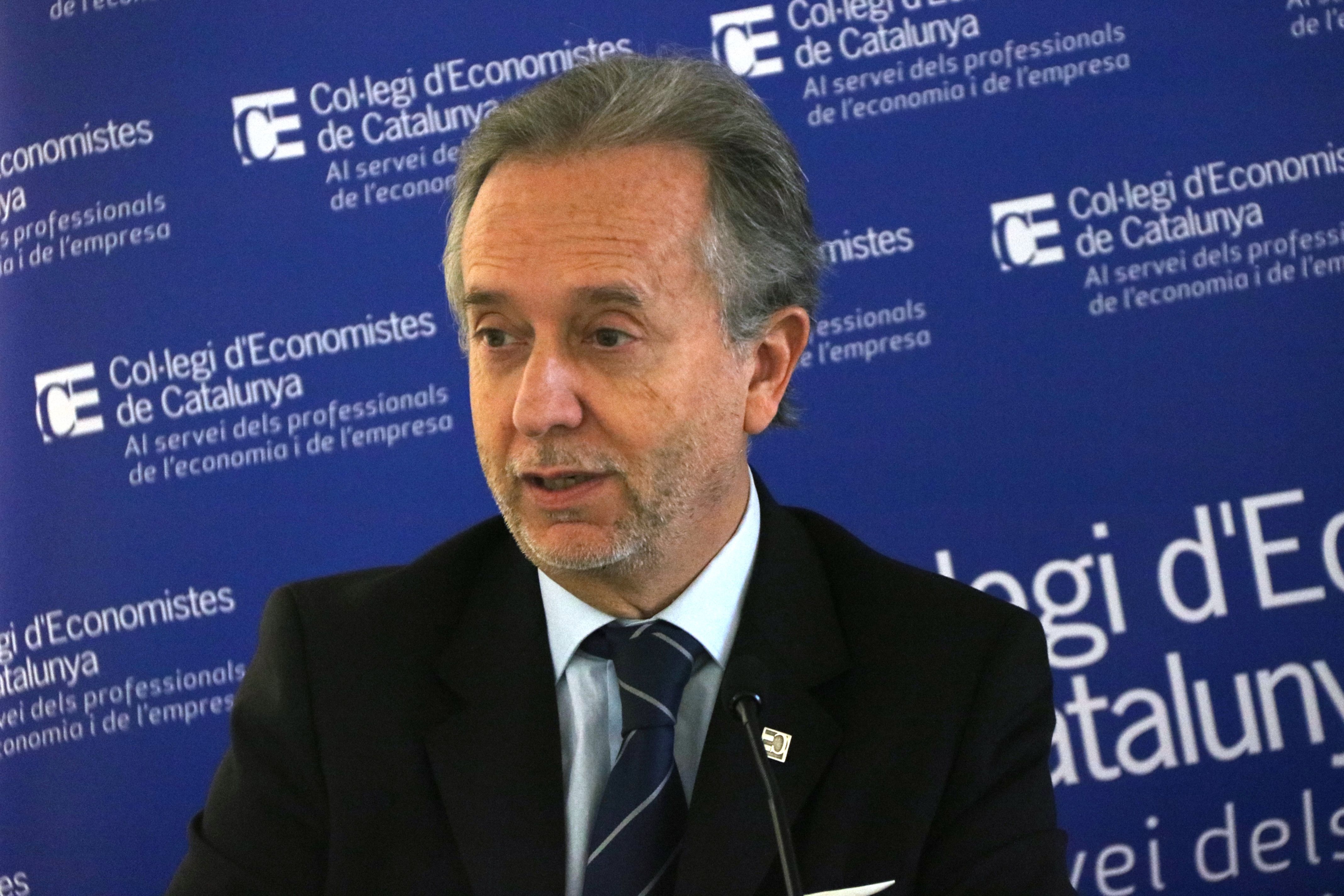 El decano del Col·legi d'Economistes de Catalunya, Carlos Puig de Travy | ACN