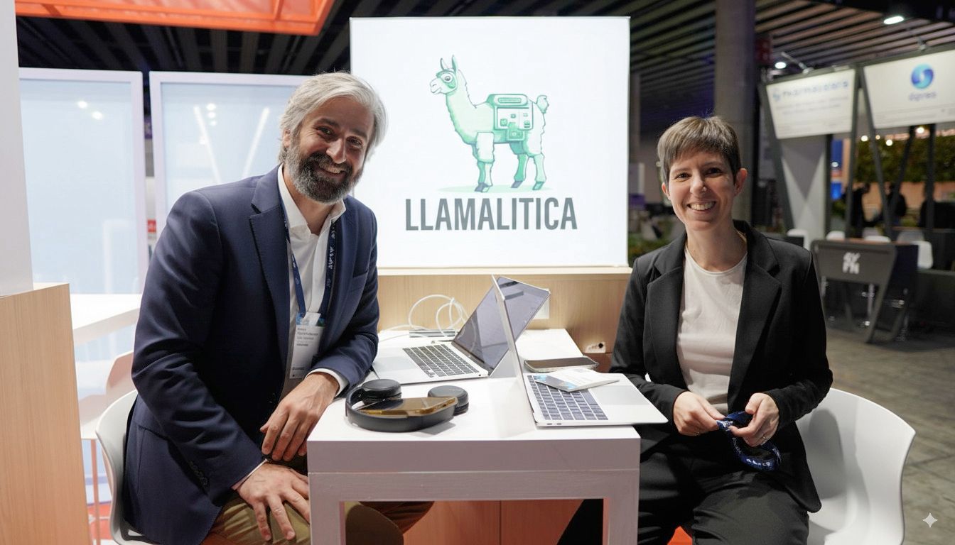 El CEO, Frederic Llordachs, i la COO, Anna Montull, de Llamalitica | Cedida