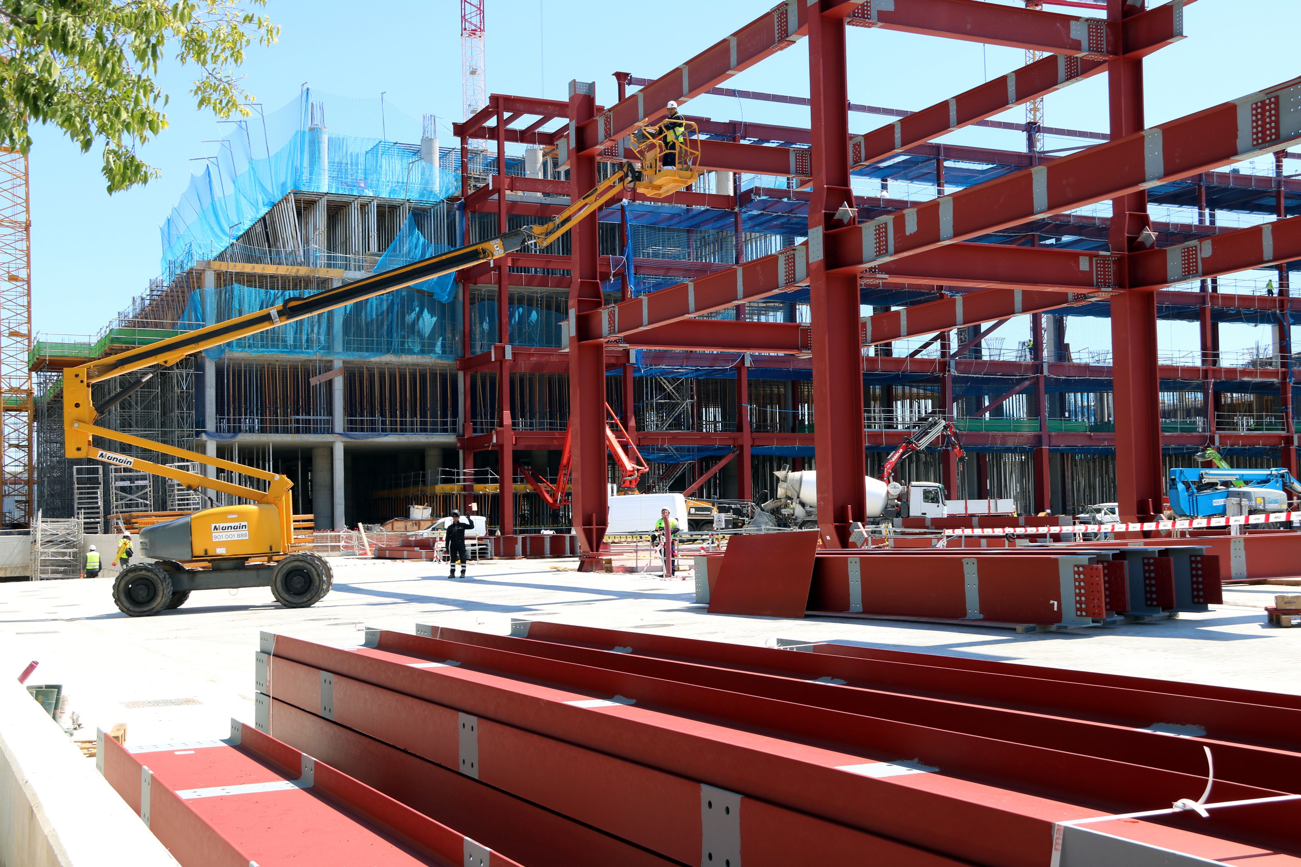 Les obres de construcció del Pavelló Zero de Fira Gran Via | ACN