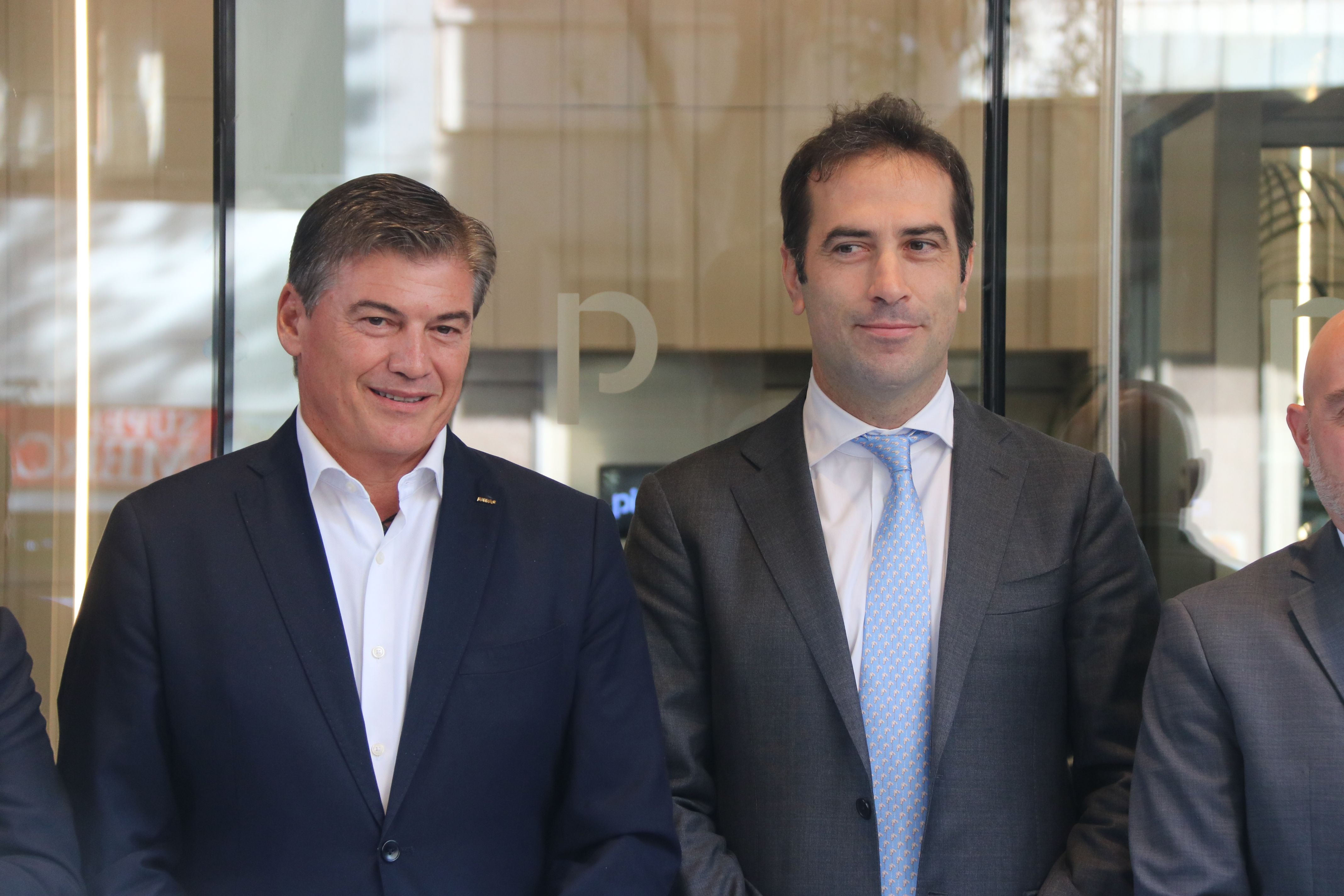 El ministro de Economía, Carlos Cuerpo (derecha), y el president de PIMEC, Antoni Cañete (izquierda) | Maria Asmarat / ACN El ministro de Economía, Carlos Cuerpo (derecha), y el president de PIMEC, Antoni Cañete (izquierda) | Maria Asmarat / ACN
