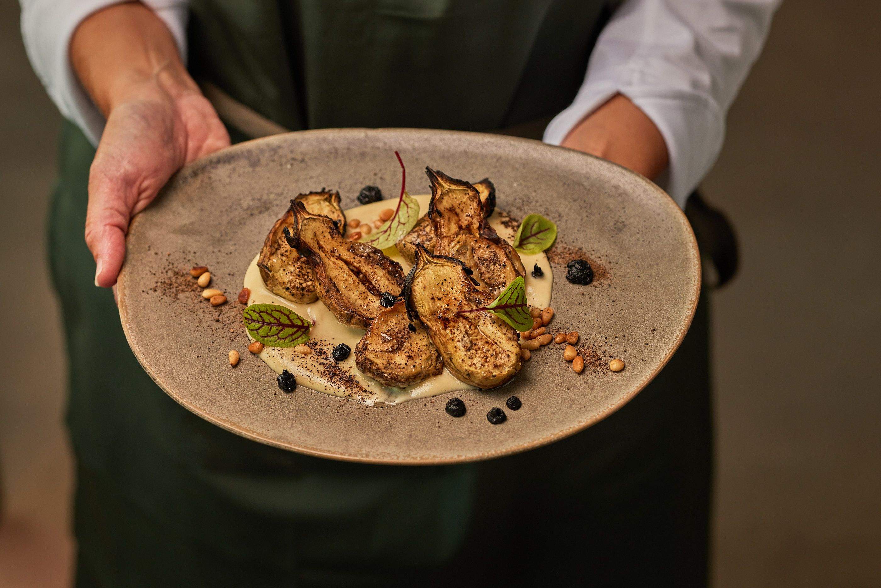 Uno de los platos de temporada del restaurante Superlocal en el Port Olímpic de Barcelona | Cedida