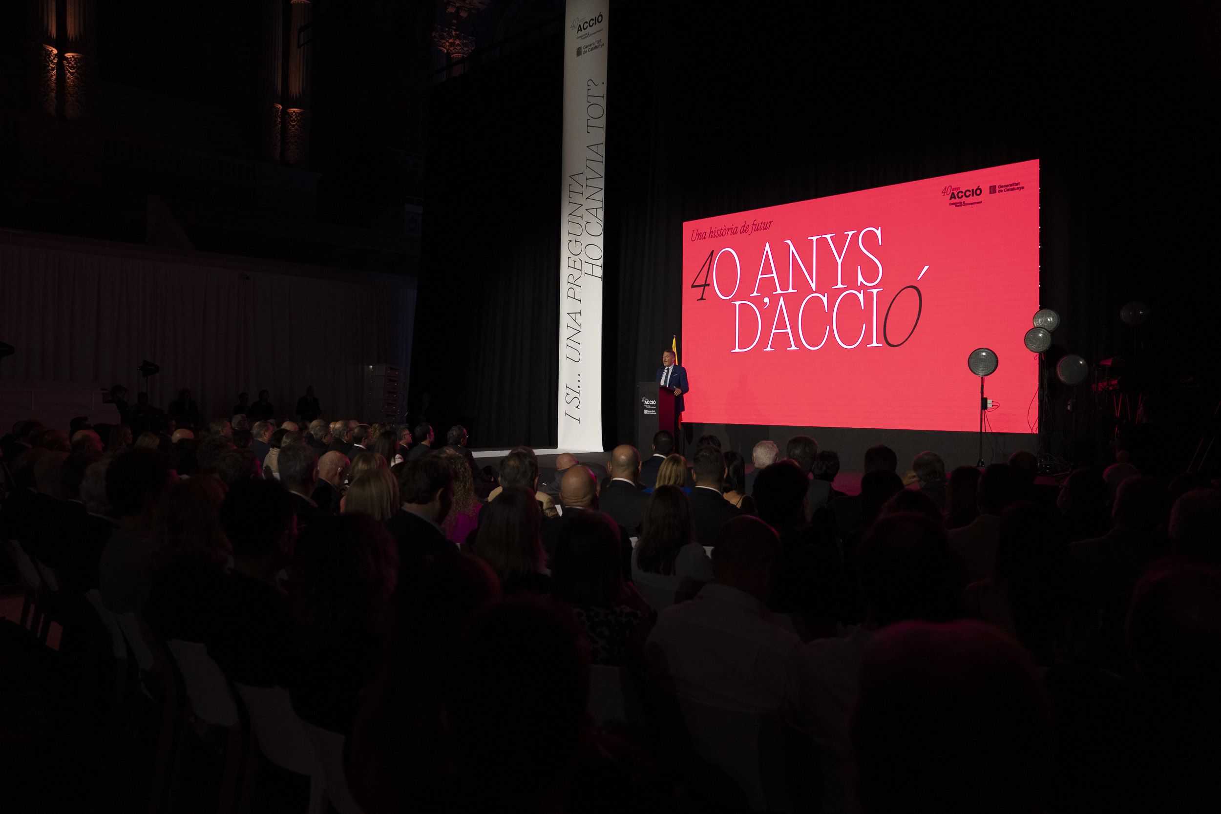 El Museu Nacional d'Art de Catalunya ha acollit la celebració dels 40 anys d'Acció | Cedida