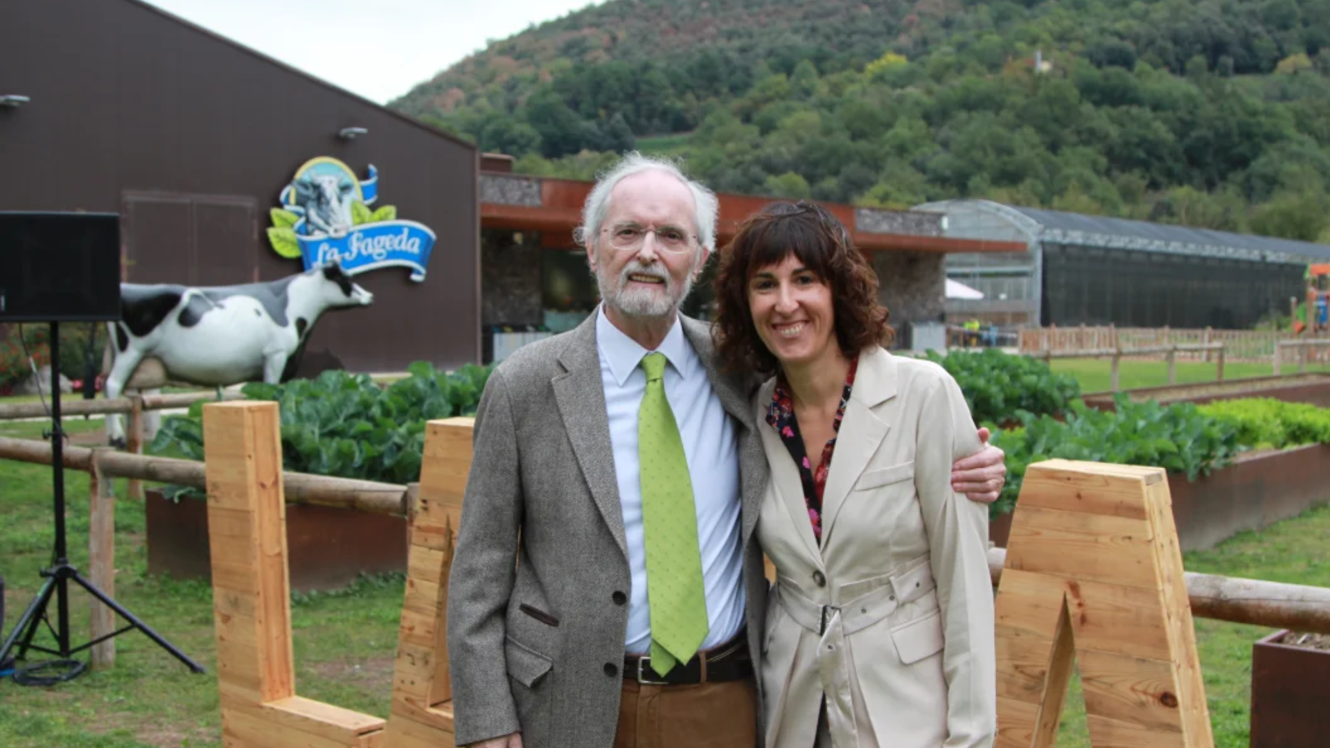 Cristóbal Colón i Sílvia Domènech, directora general de La Fageda | La Fageda