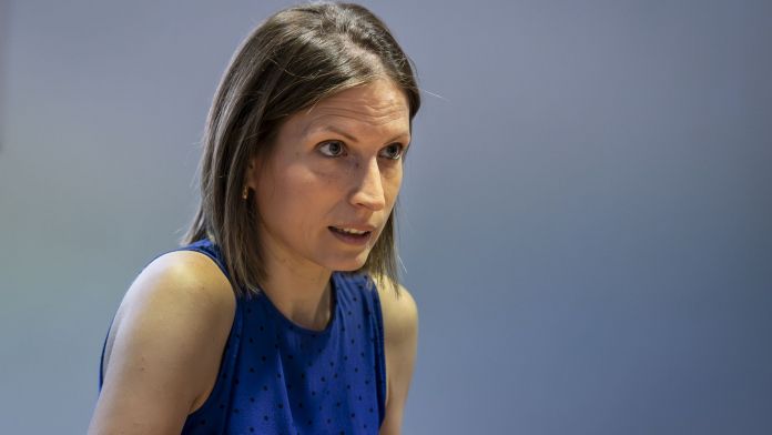 Dèlia Perpiñà Ginè durant l'entrevista a la seu de Prodeca