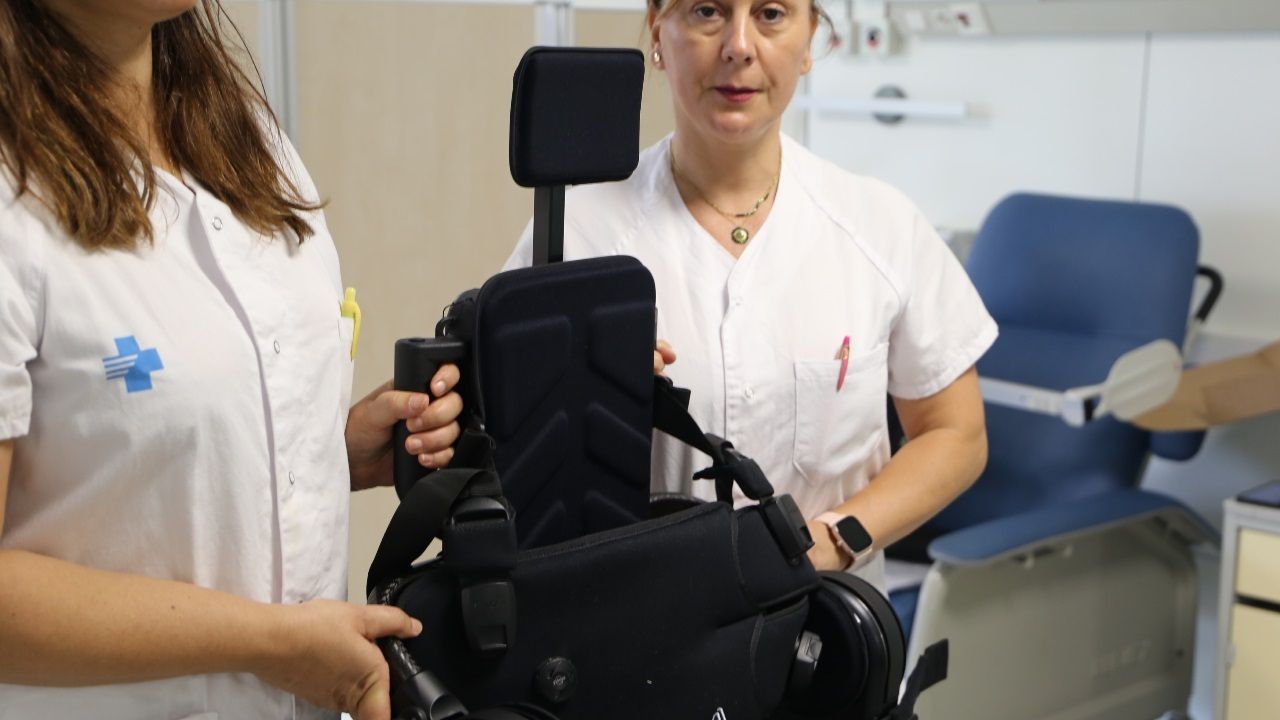 Uno de los exoesqueletos del Hospital Vall d'Hebron | EP