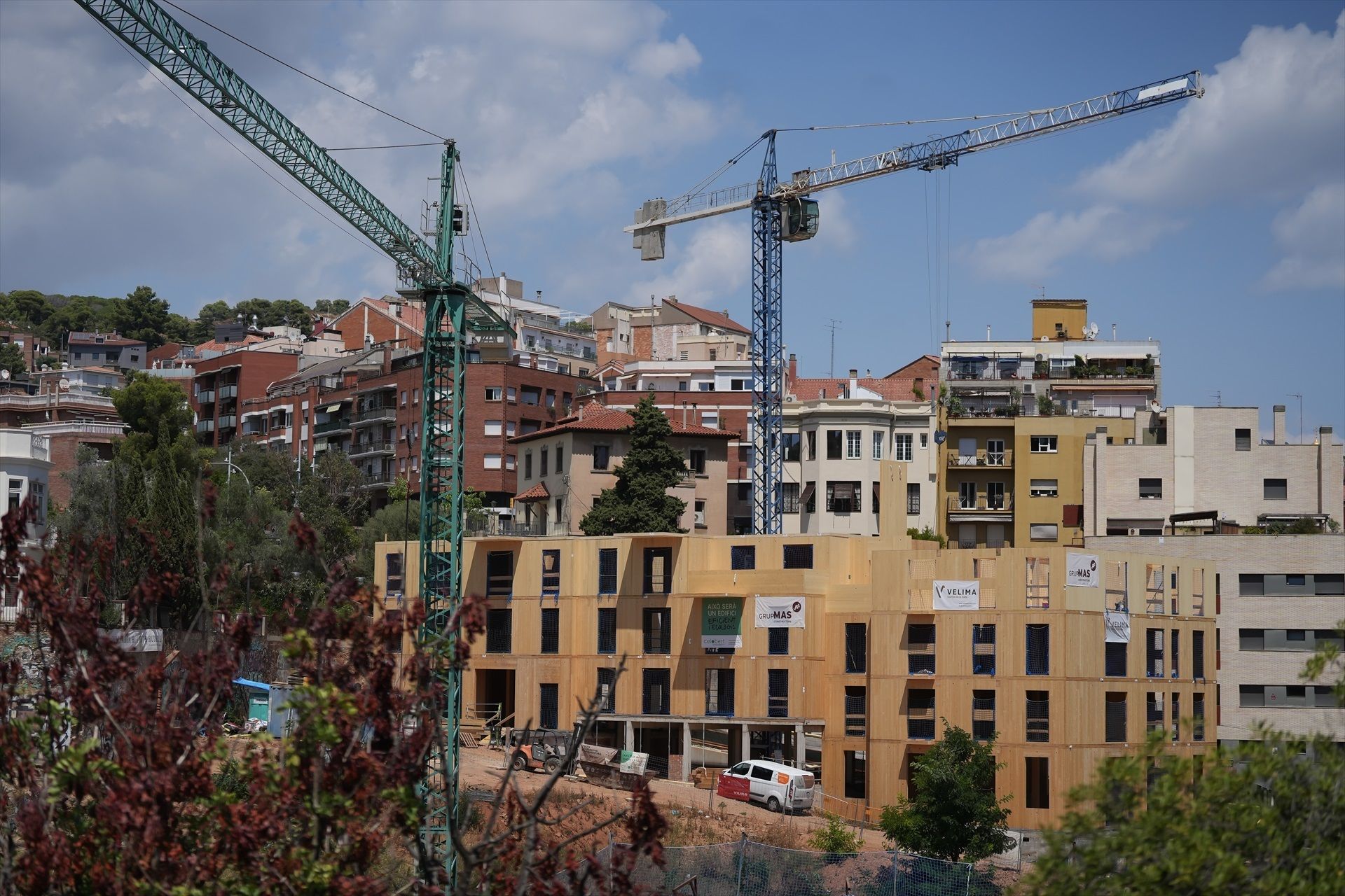 Construcció d'un edifici sostenible a Barcelona | David Zorrakino / Europa Press Construcció d'un edifici sostenible a Barcelona | David Zorrakino / Europa Press