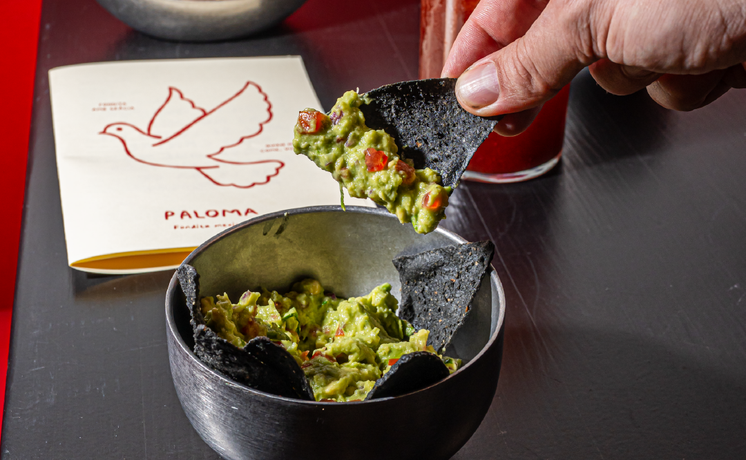 El guacamole del restaurant Paloma, un 'must' | Cedida