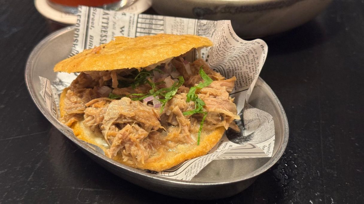 'Gordita de suadero', un dels plats del restaurant Paloma de Gràcia | Lourdes López