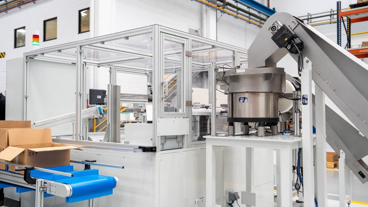 Una de les instal·lacions de visió artificial de BCNvision en una línia productiva de Mecvil | Cedida Una de les instal·lacions de visió artificial de BCNvision en una línia productiva de Mecvil | Cedida