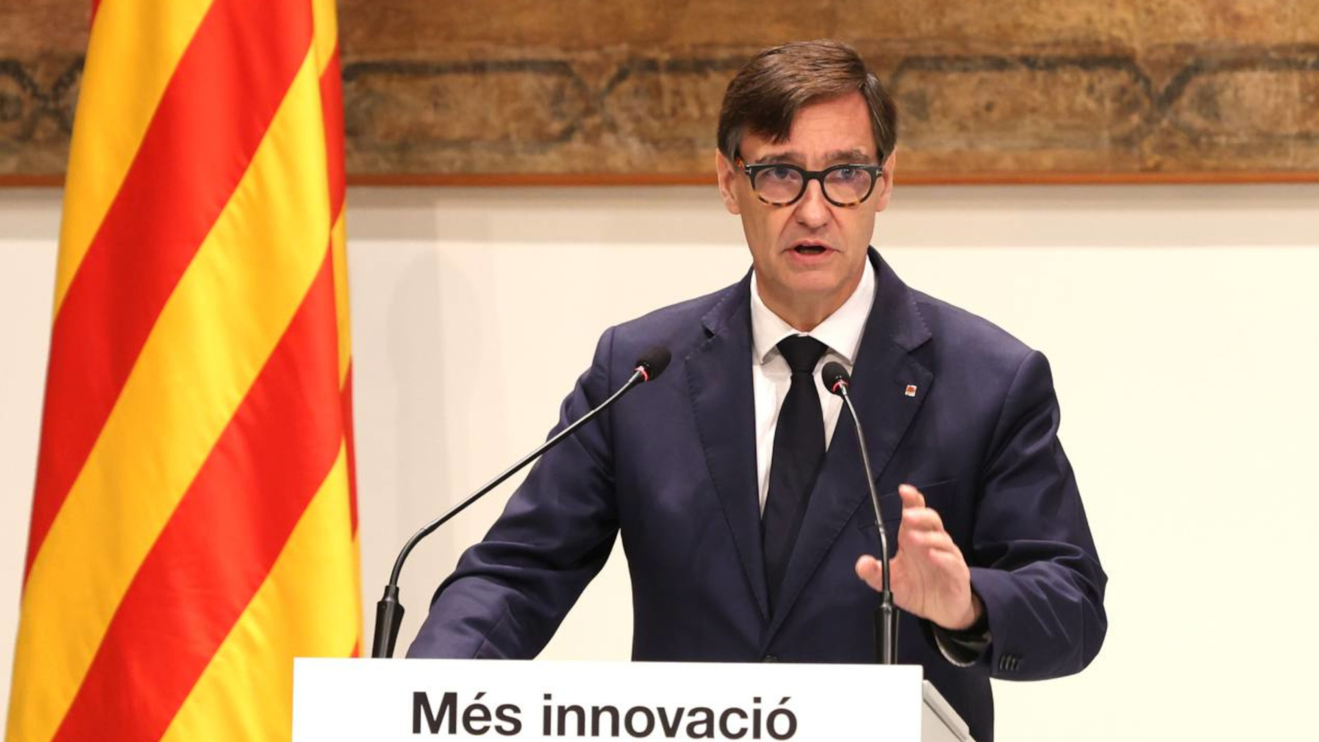 El president del Govern, Salvador Illa, al Palau de la Generalitat | Bernat Vilaró (ACN) El president del Govern, Salvador Illa, al Palau de la Generalitat | Bernat Vilaró (ACN)