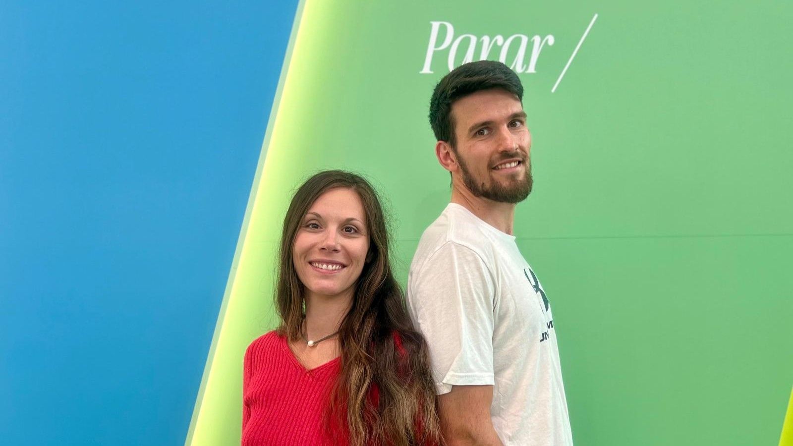 Beth Iriarte i Gerard G. Planagumà, els cofundadors de Fitter, al BIZ Barcelona | Cedida