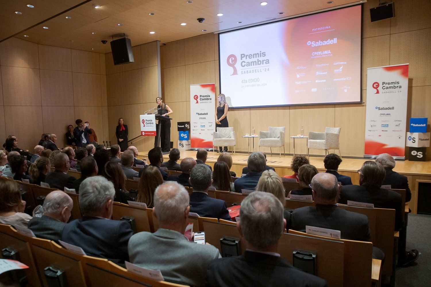 A l'edició de 2024, els guardonats dels Premis Cambra Sabadell van ser el Grup IDP, Grau, SL i Carlos Garriga | Cedida A l'edició de 2024, els guardonats dels Premis Cambra Sabadell van ser el Grup IDP, Grau, SL i Carlos Garriga | Cedida