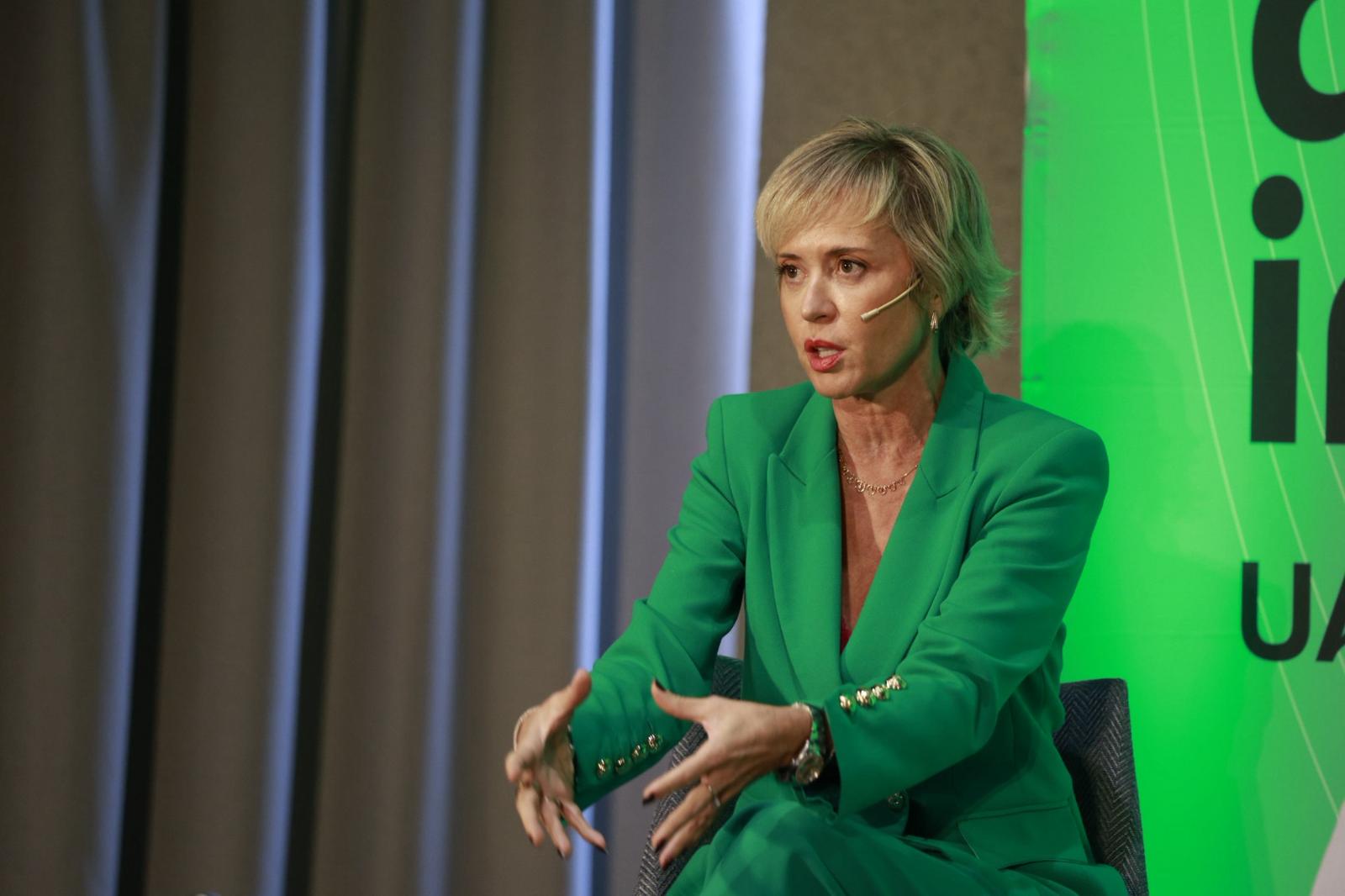 Carme Artigas, durant la seva intervenció a la Setmana de la Innovació de la UAB | Xavier Torres-Bacchetta